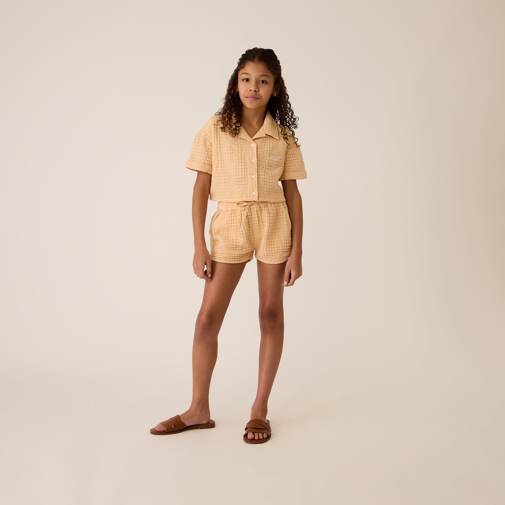 Kith Kids Textured Jordyn Short in Mycena