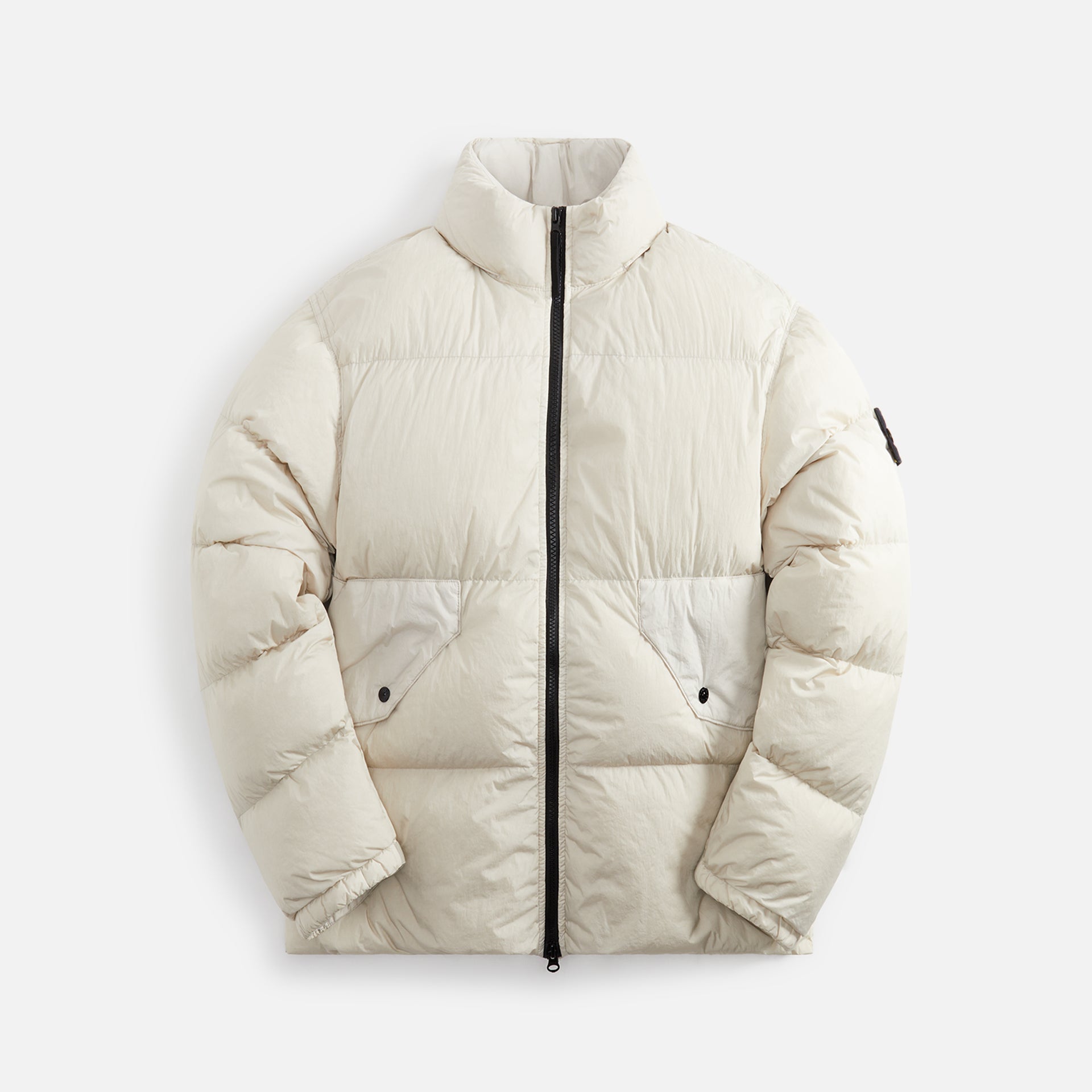 Stone Island Crinkled Down Jacket - Plaster