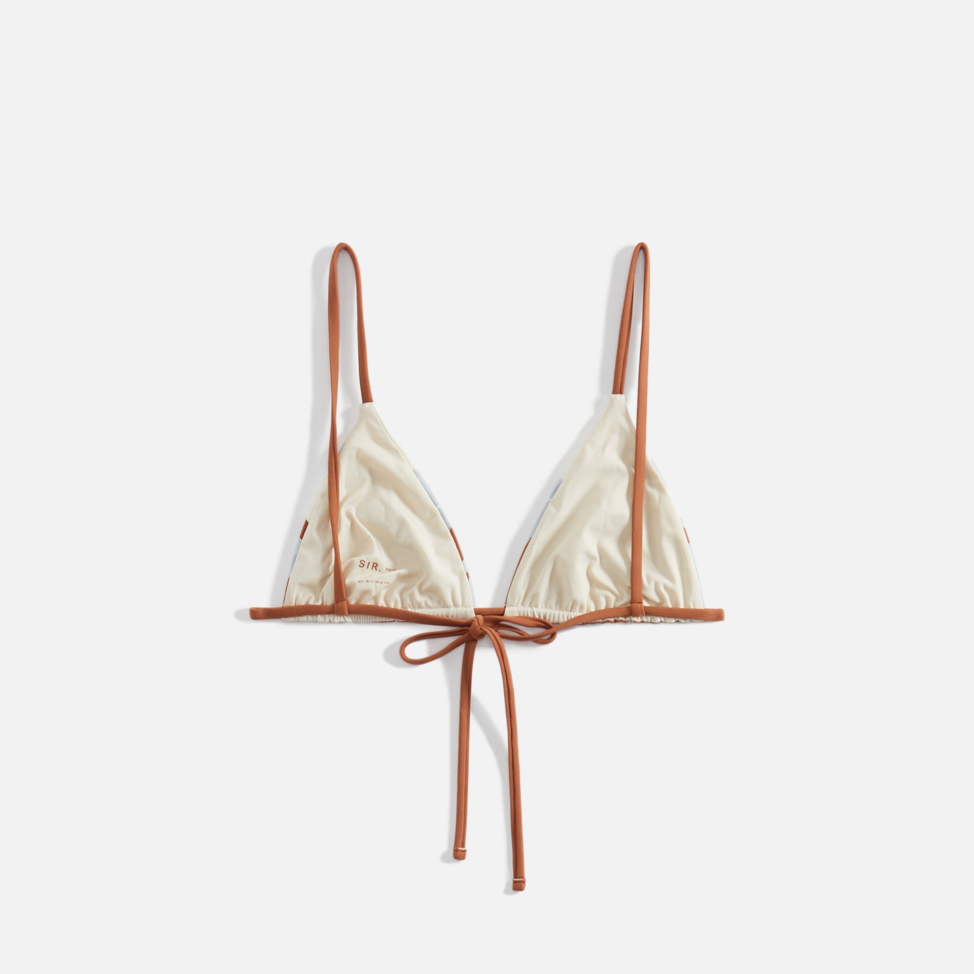 SIR Palermo String Triangle Top - Sciarpa Print