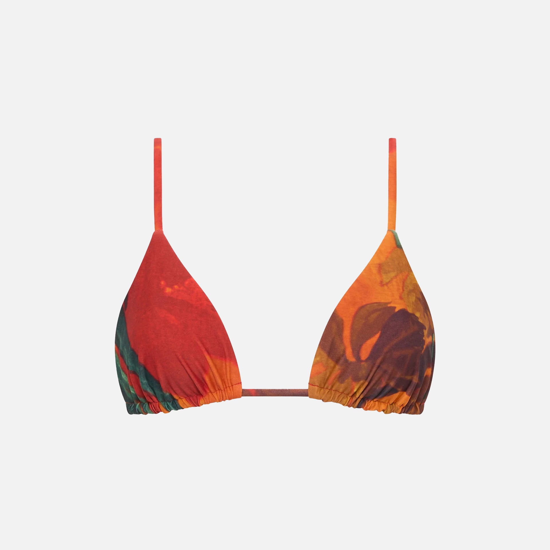SIR Rays String Triangle Top - Red