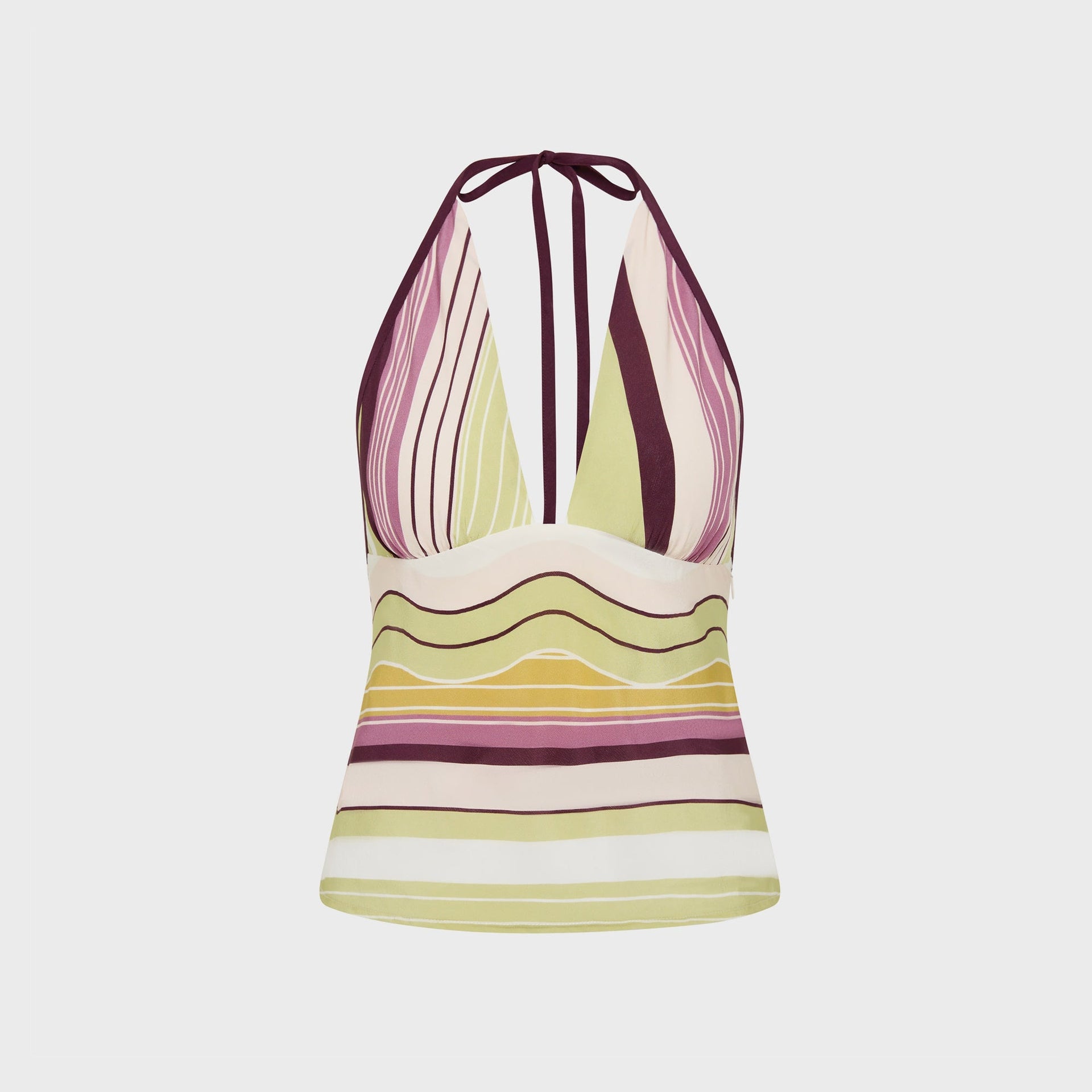 SIR Fontana Halter Cami in Elisa Stripe