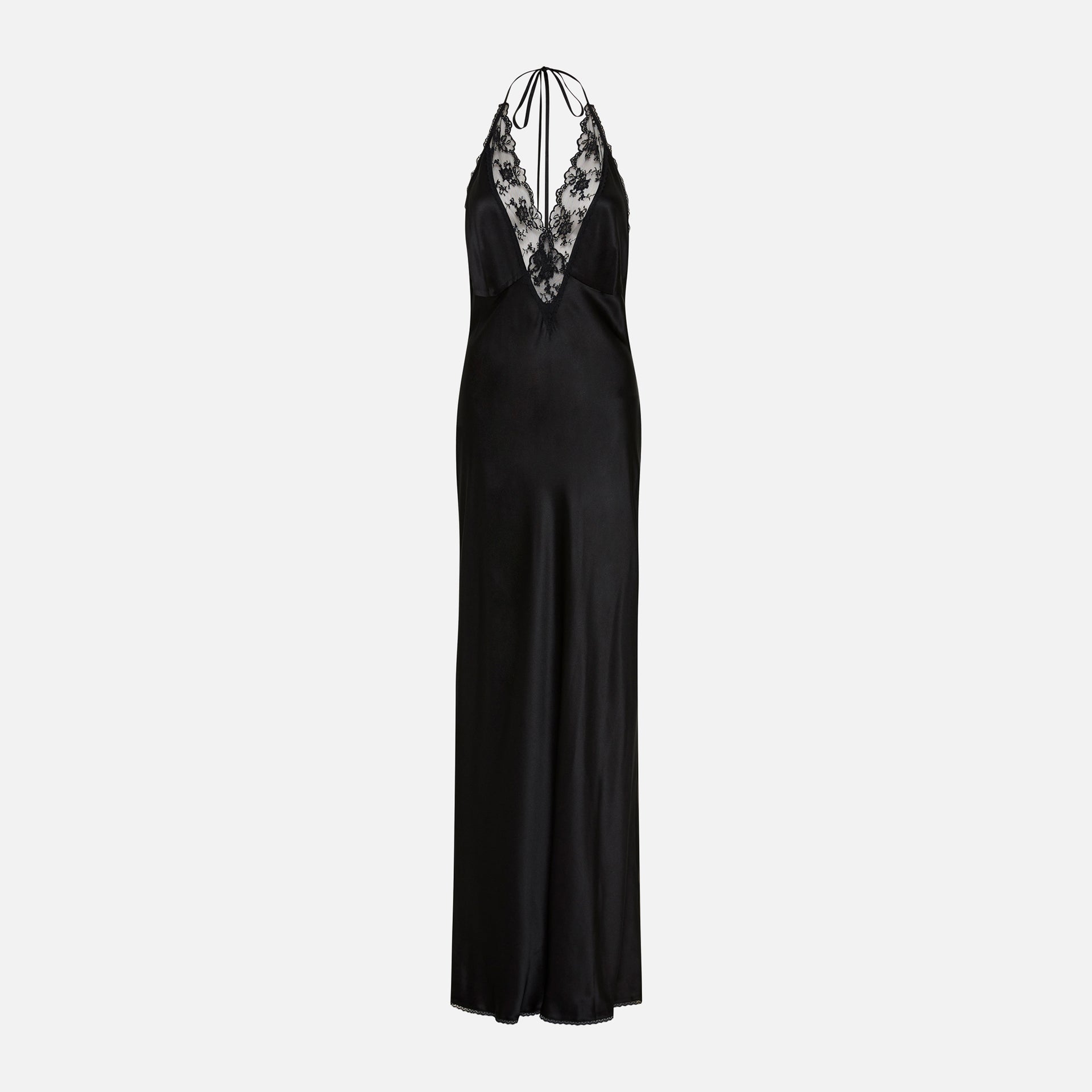 SIR Aries Halter Gown - Black