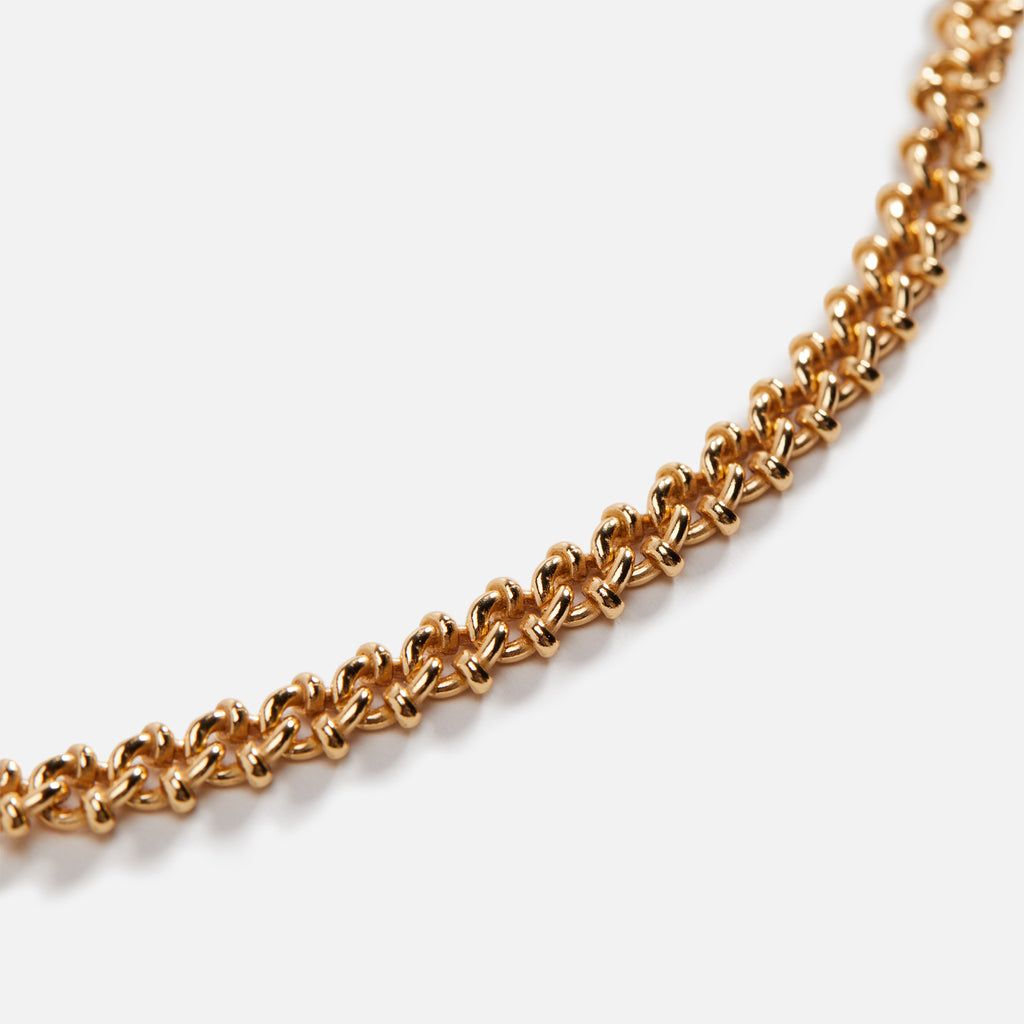 Emanuele Bicocchi Gold Knot Chain Necklace Gold Kith