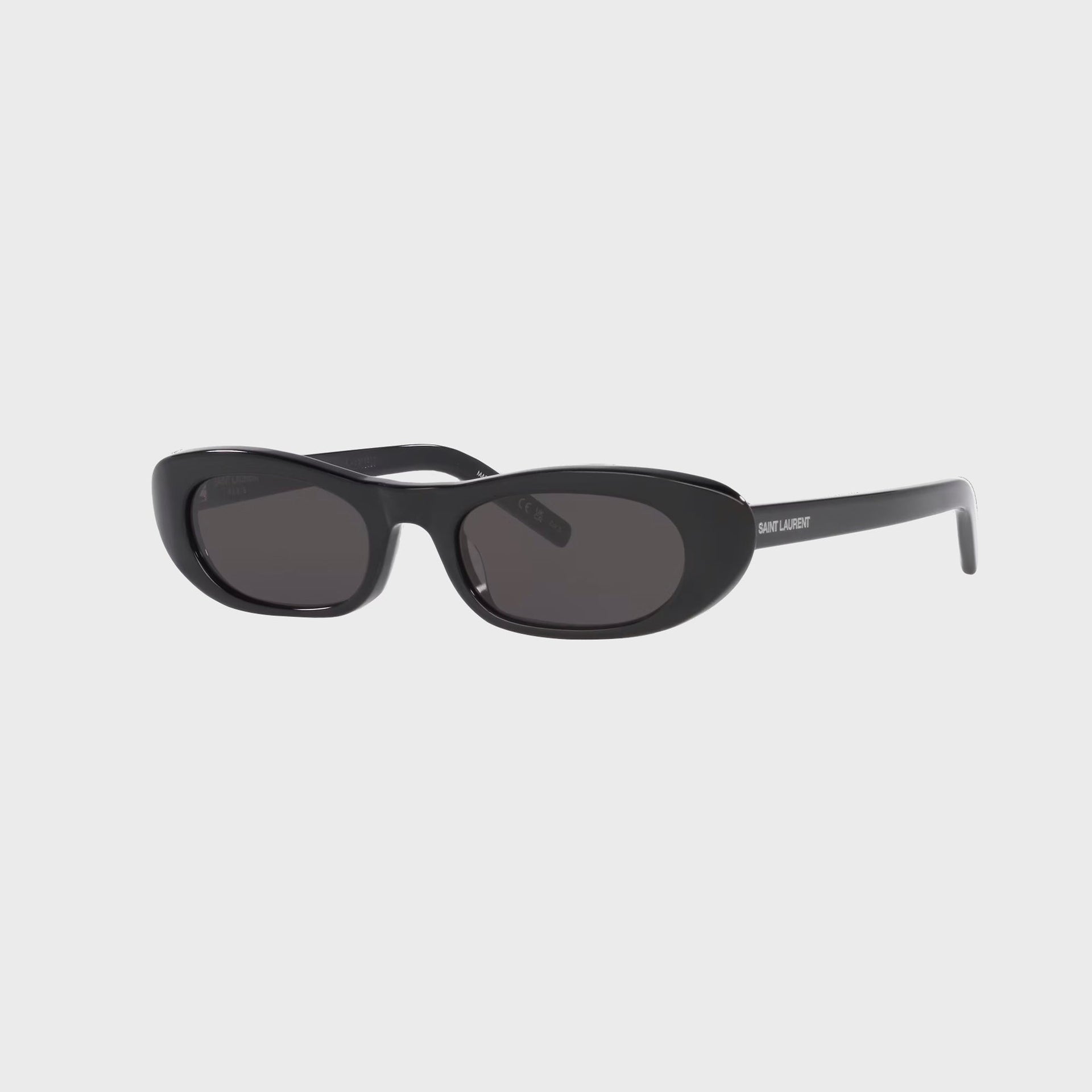 Saint Laurent Sl 557 Shade-001 53 Sunglass Woman Recycled in Black