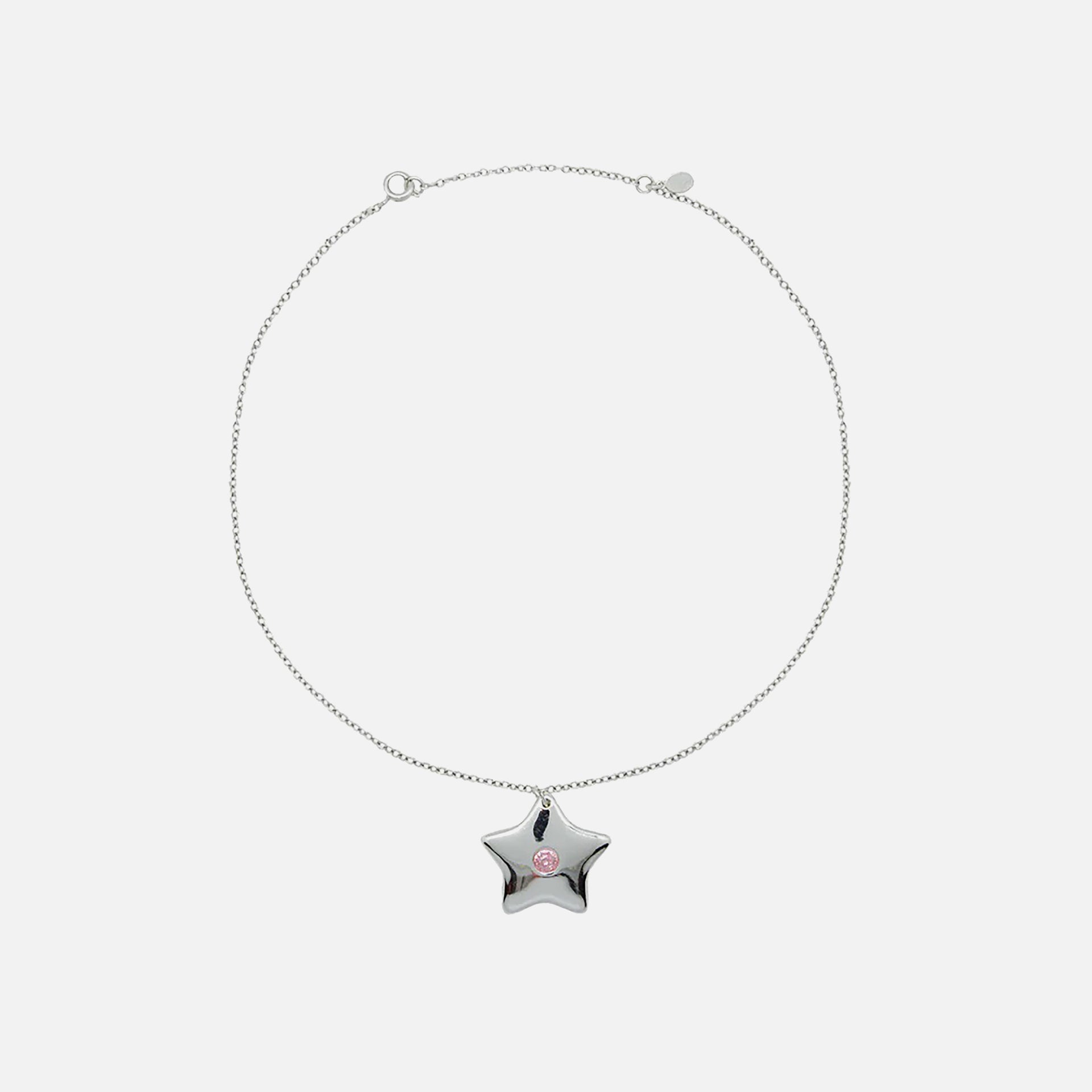 Sandy Liang Sparkles 2.0 Necklace - Silver