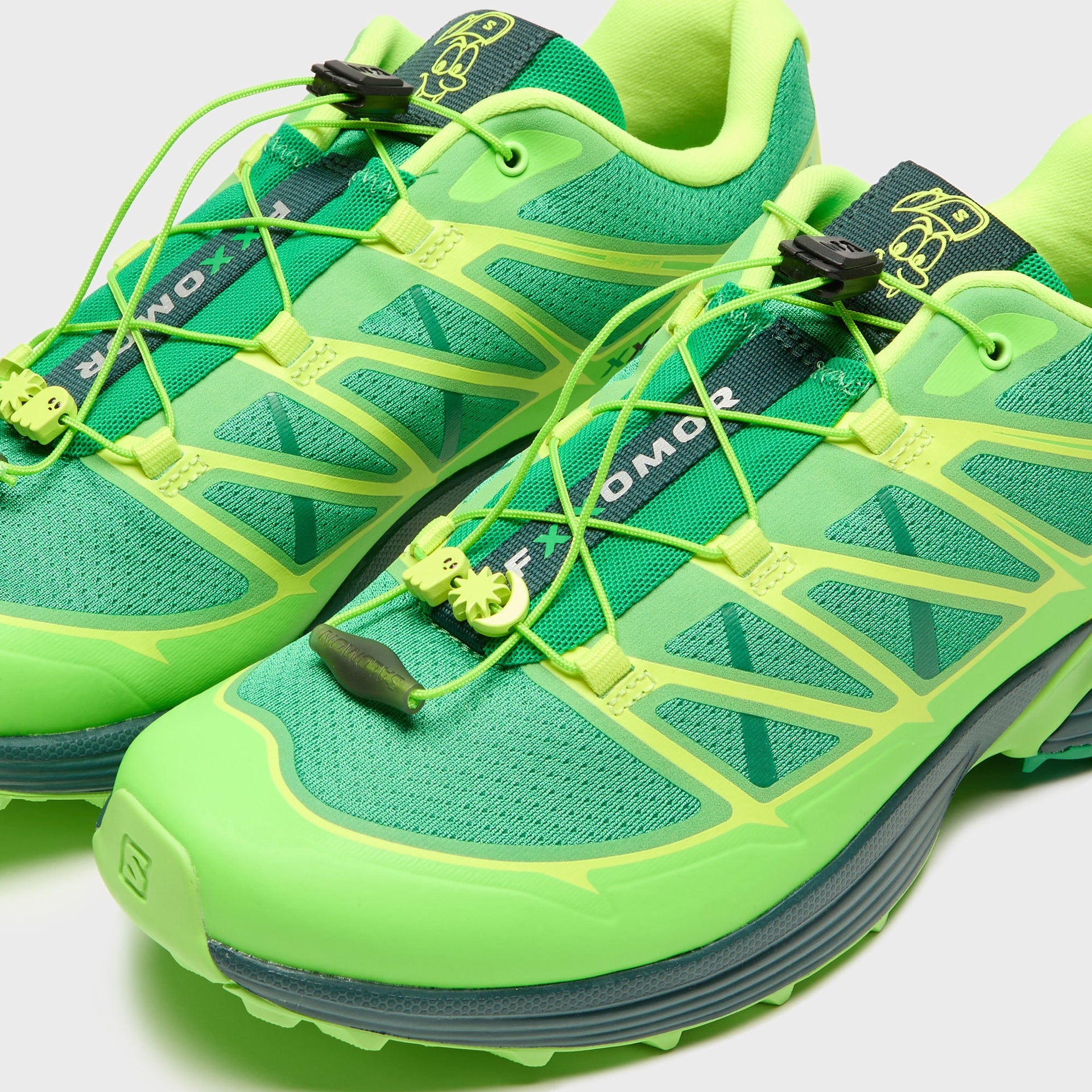 Salomon x Feid XT-Pathaway 2 - Bright Green / Green Gecko / Safety Yellow