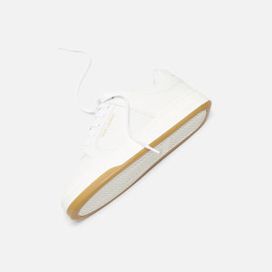 Saint Laurent SL61 Low Top Sneaker - Cuir Meridian Lisse / Blanc Opt