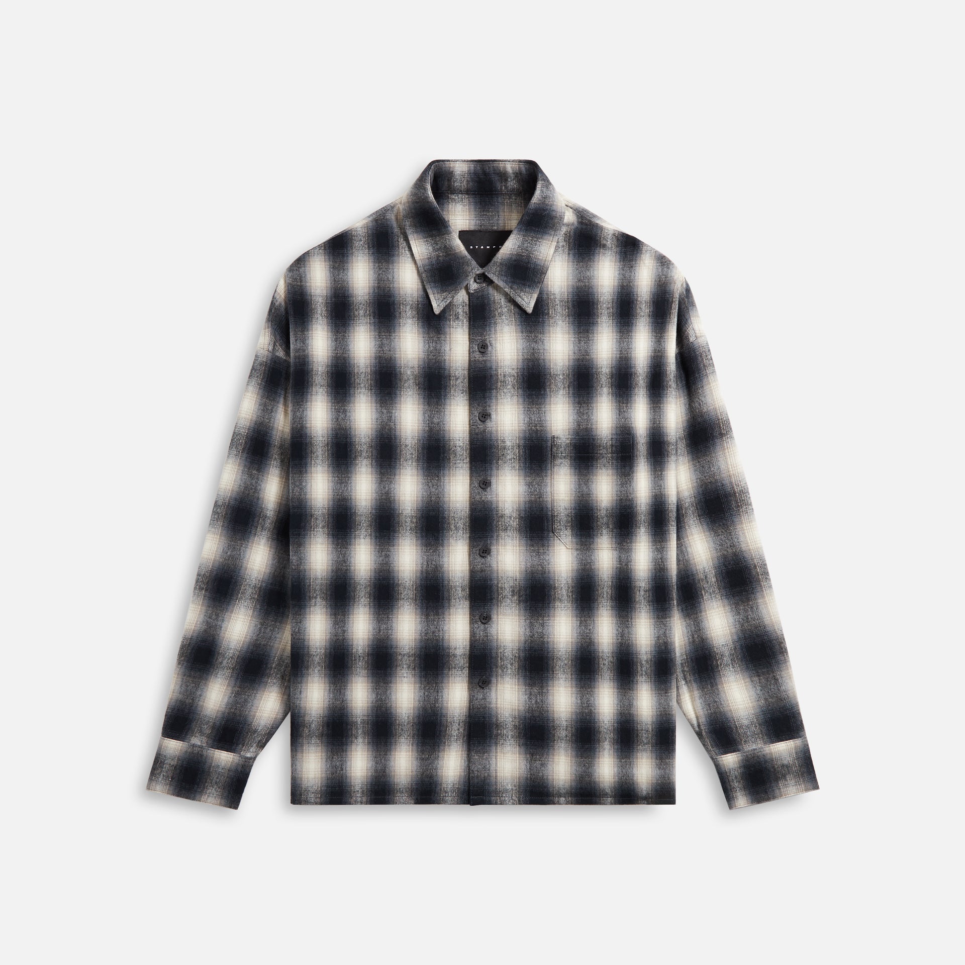 Stampd Oversized Plaid Buttondown - Blue