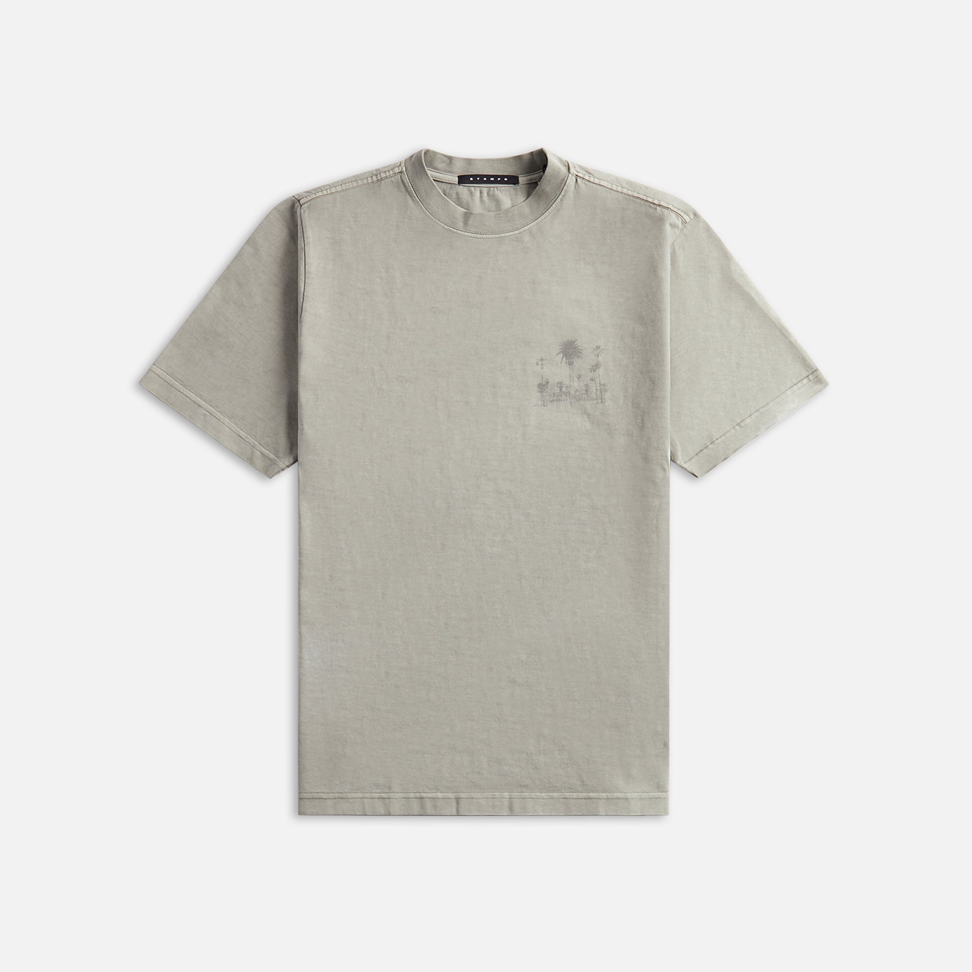 Stampd Palm Rug Oil Wash Relaxed Tee - Vintage Washed Smoke
