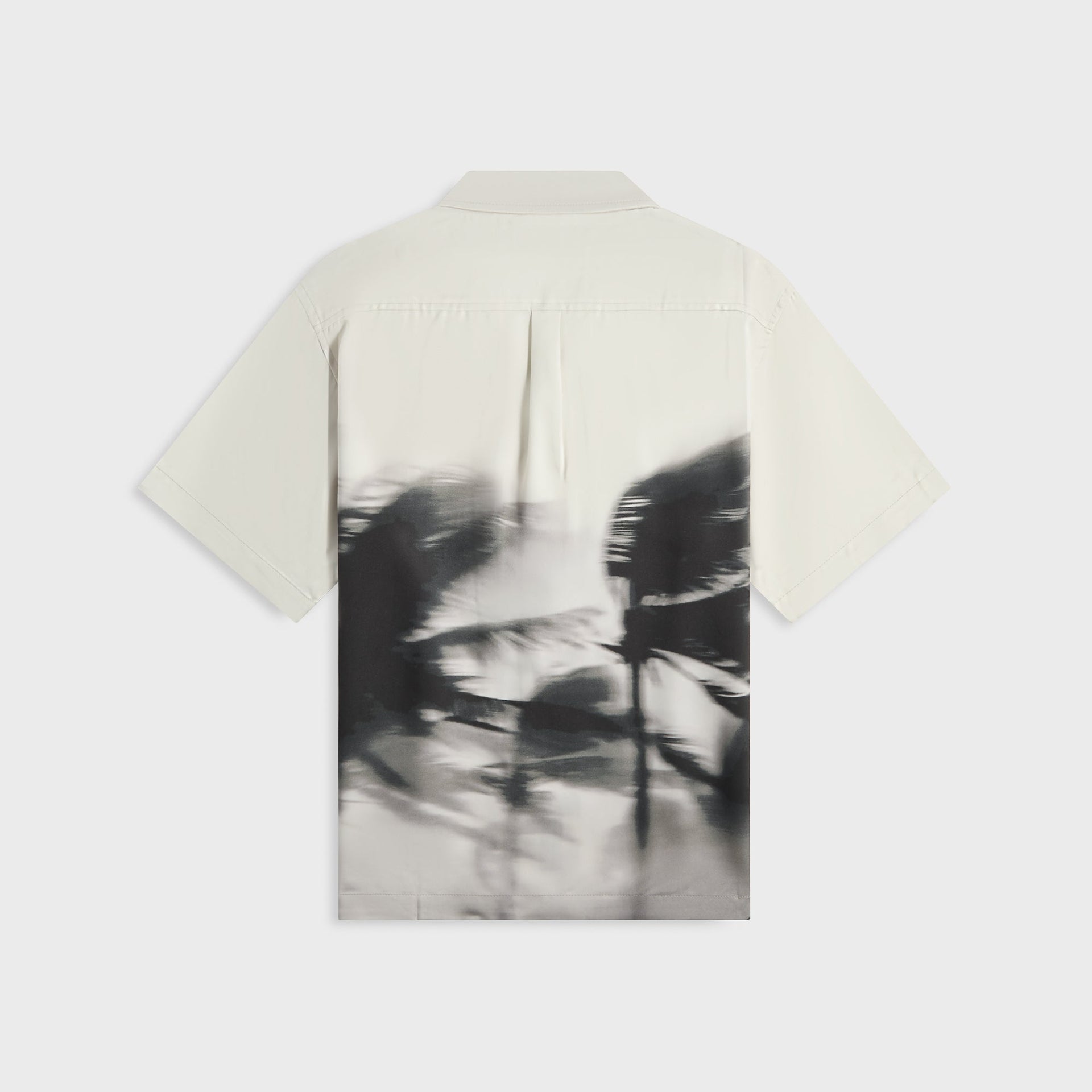 Stampd Camp Collar Top in Motion Print