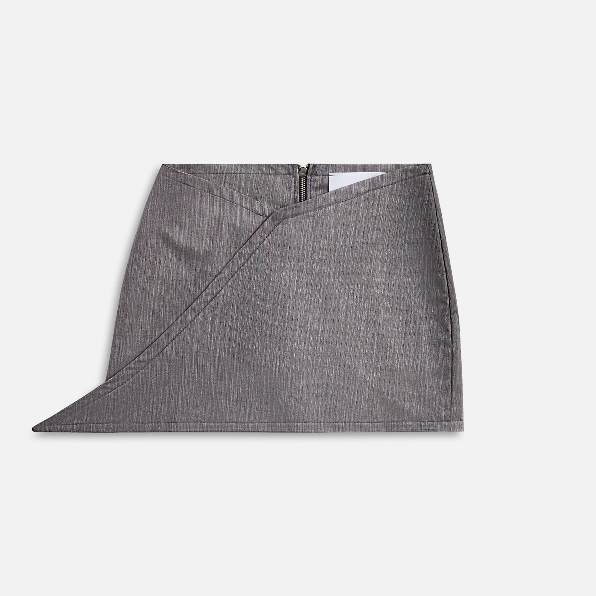 Sami Miro Vintage V Line Skirt - Grey