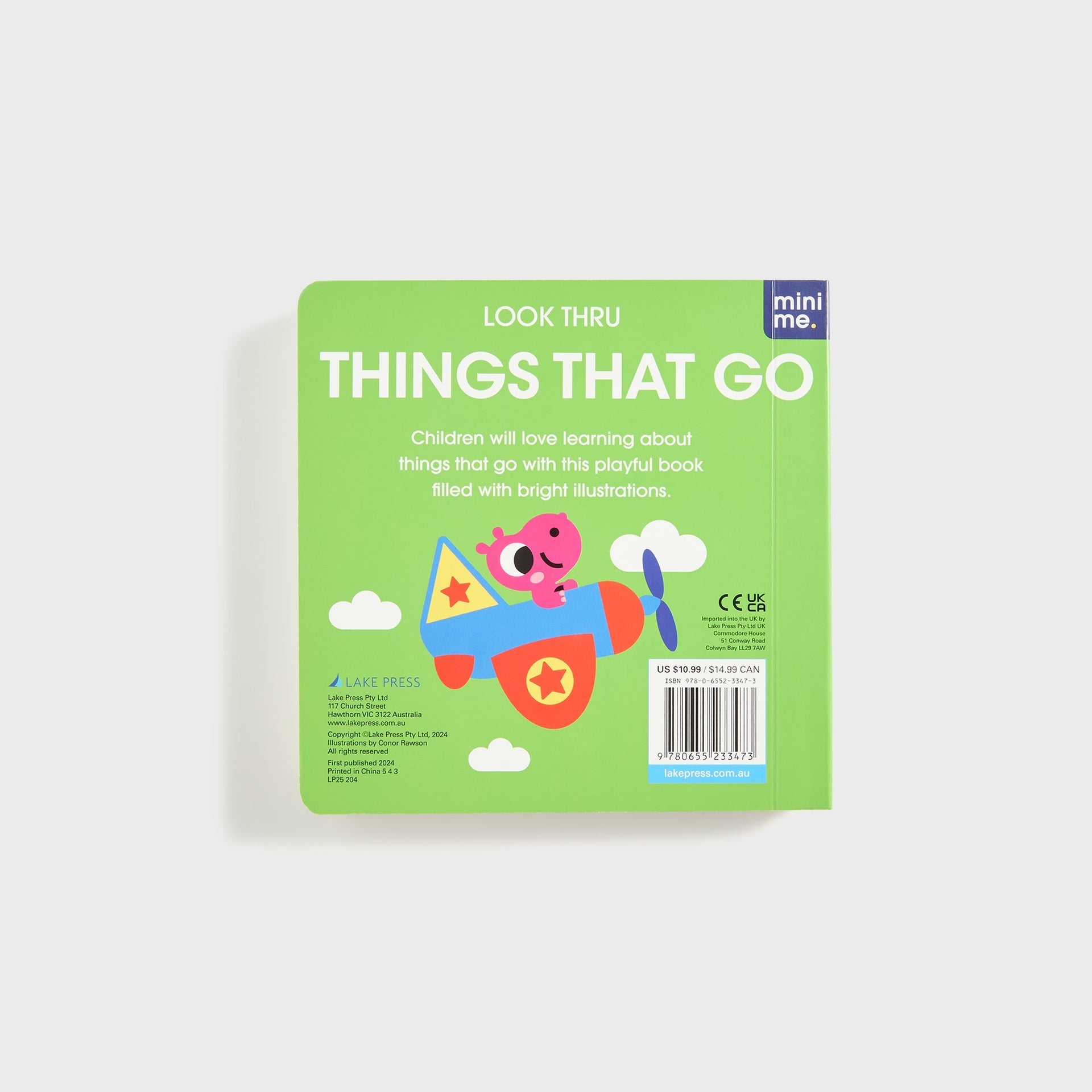 Simon & Schuster Look Thru Things that Go Board book with Fun CutinOuts