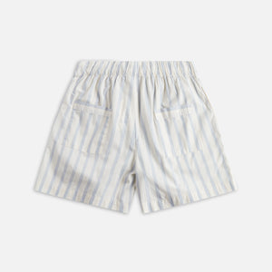 Tekla Poplin Shorts - Needles Stripes