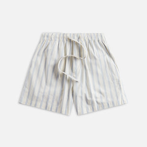 Tekla Poplin Shorts - Needles Stripes