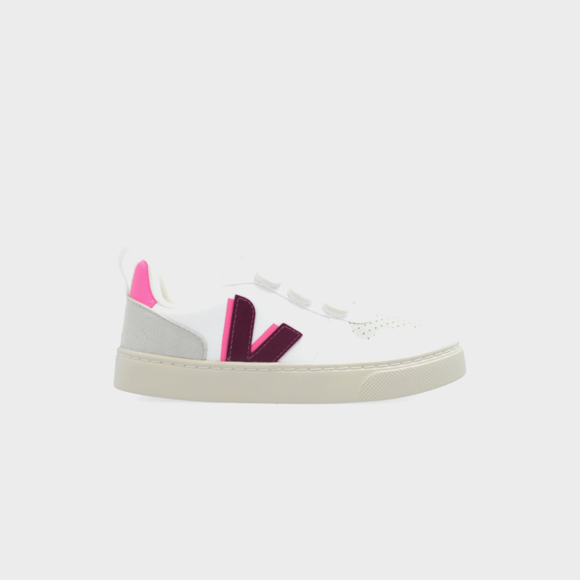 Veja PS V-10 - White / Magenta Sari