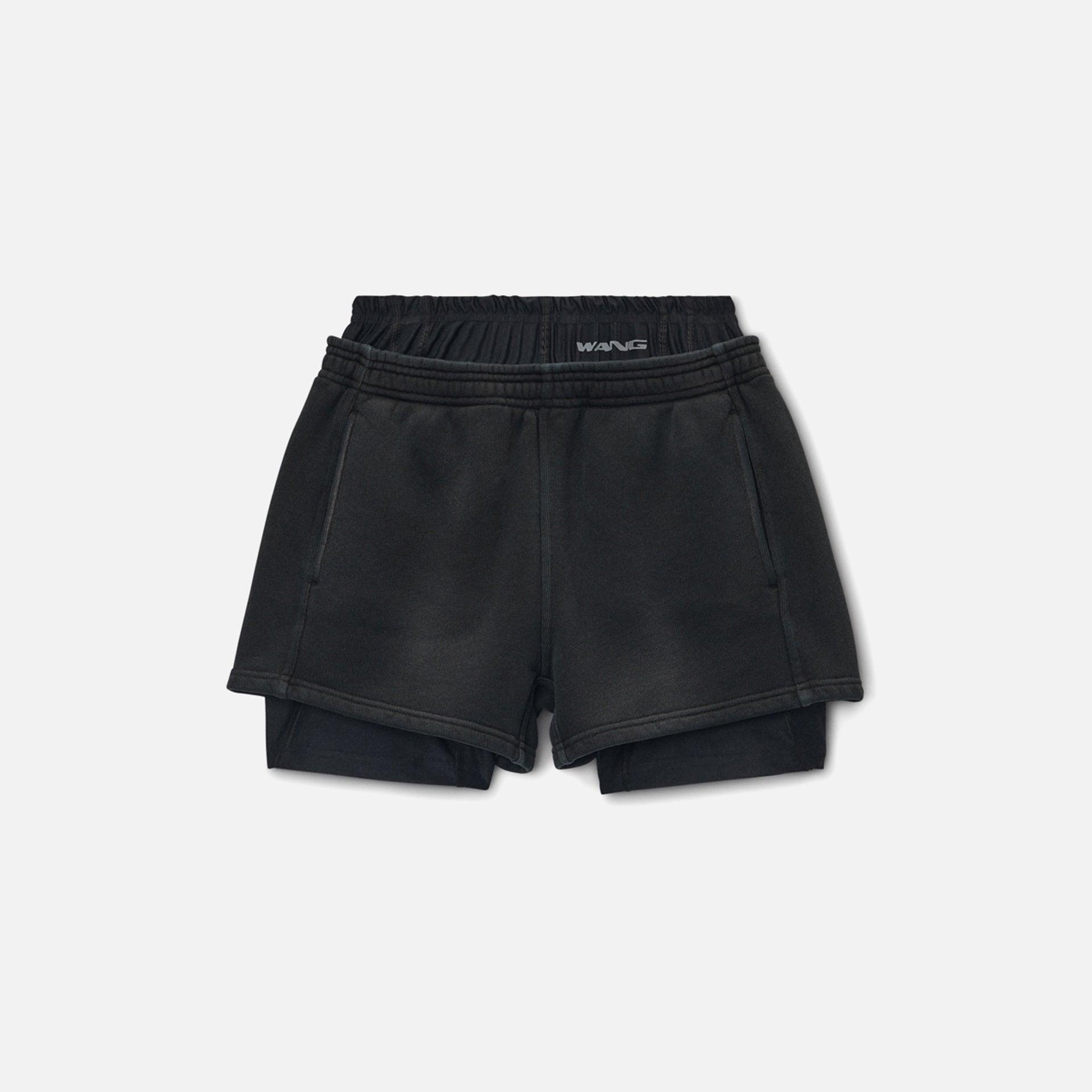 Alexander Wang Prestyled Bike Sweatshort - Washed Black