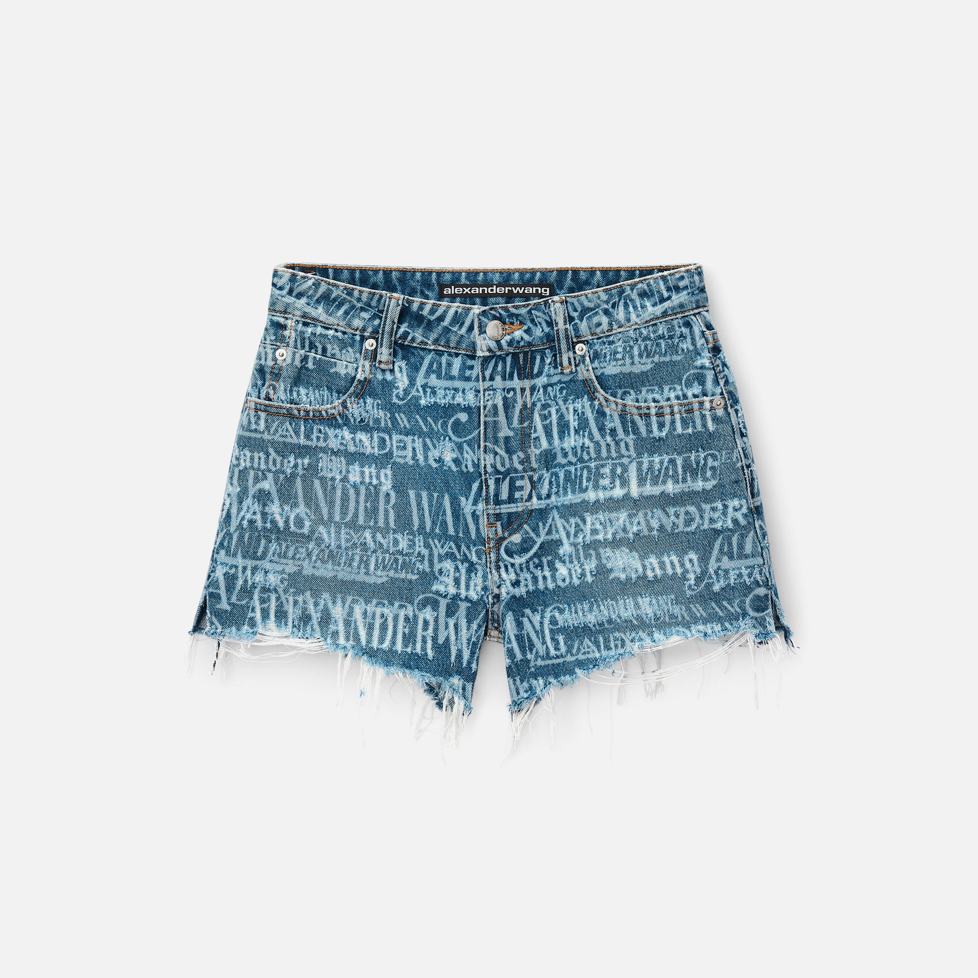 T by Alexander Wang Bite Short - Shredded Newsprint