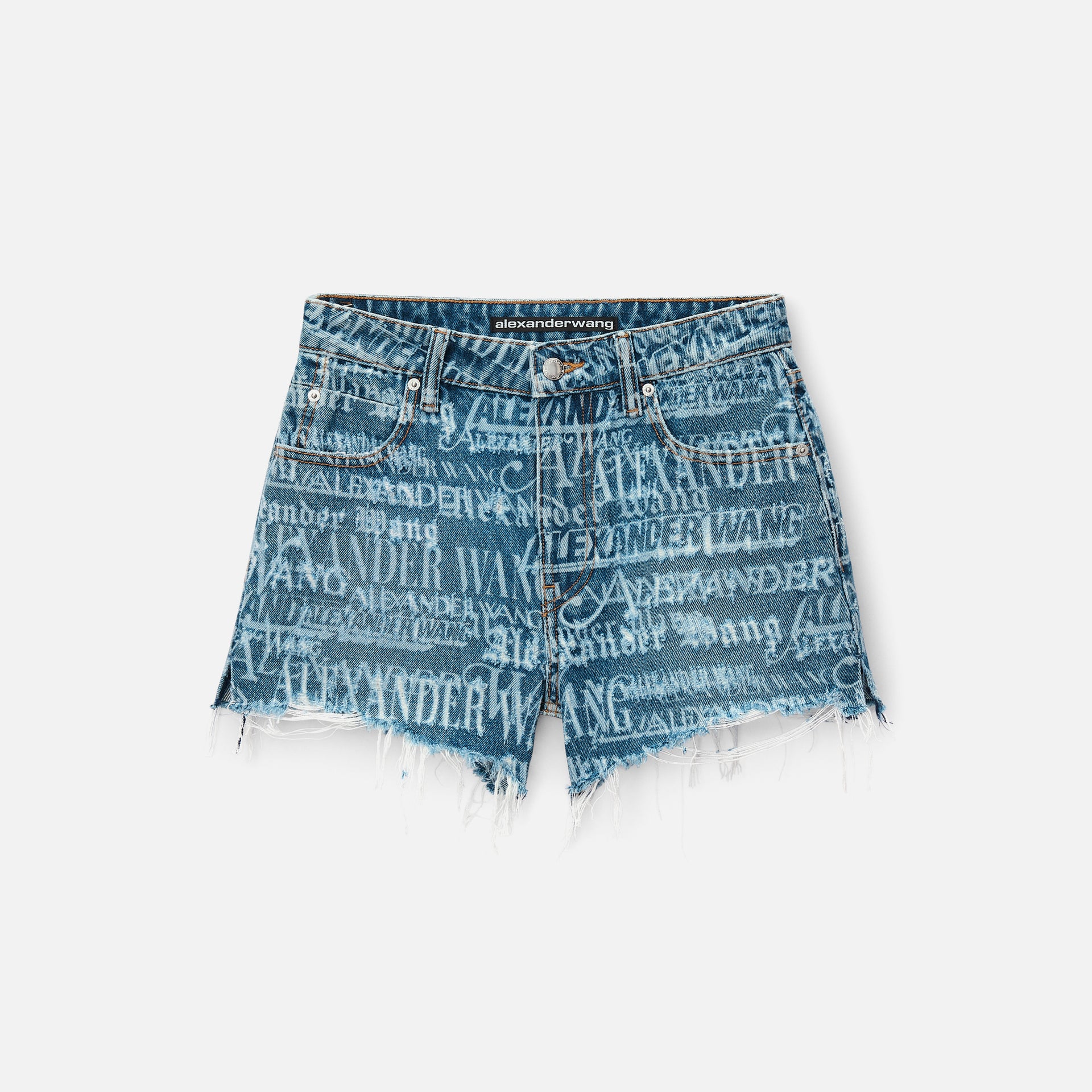 T by Alexander Wang Bite Short - Shredded Newsprint