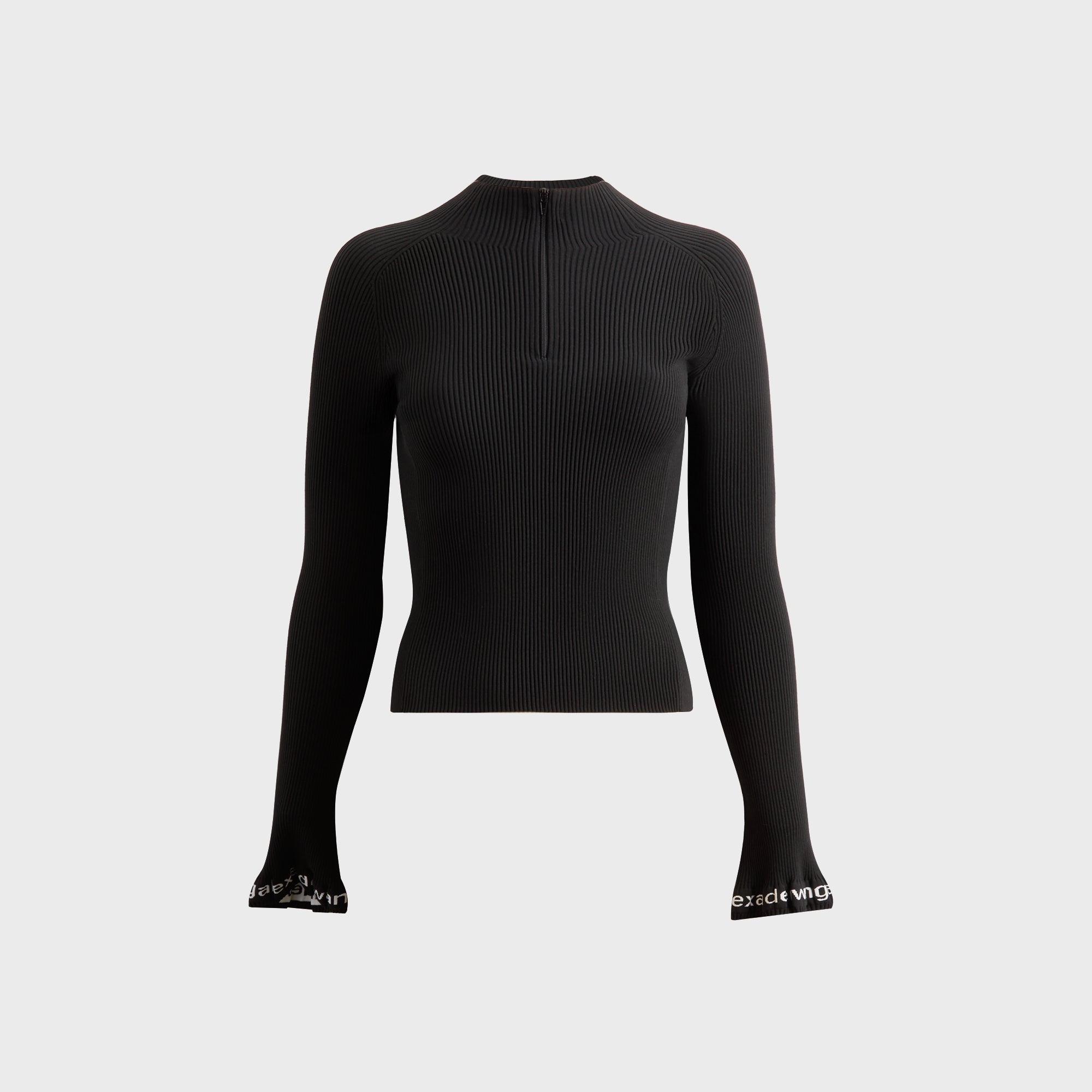 明日までお値下げalexander wangタートルネック 黒 長袖 Alexander Wang Ribbed Long Sleeve Turtleneck - Black – Kith