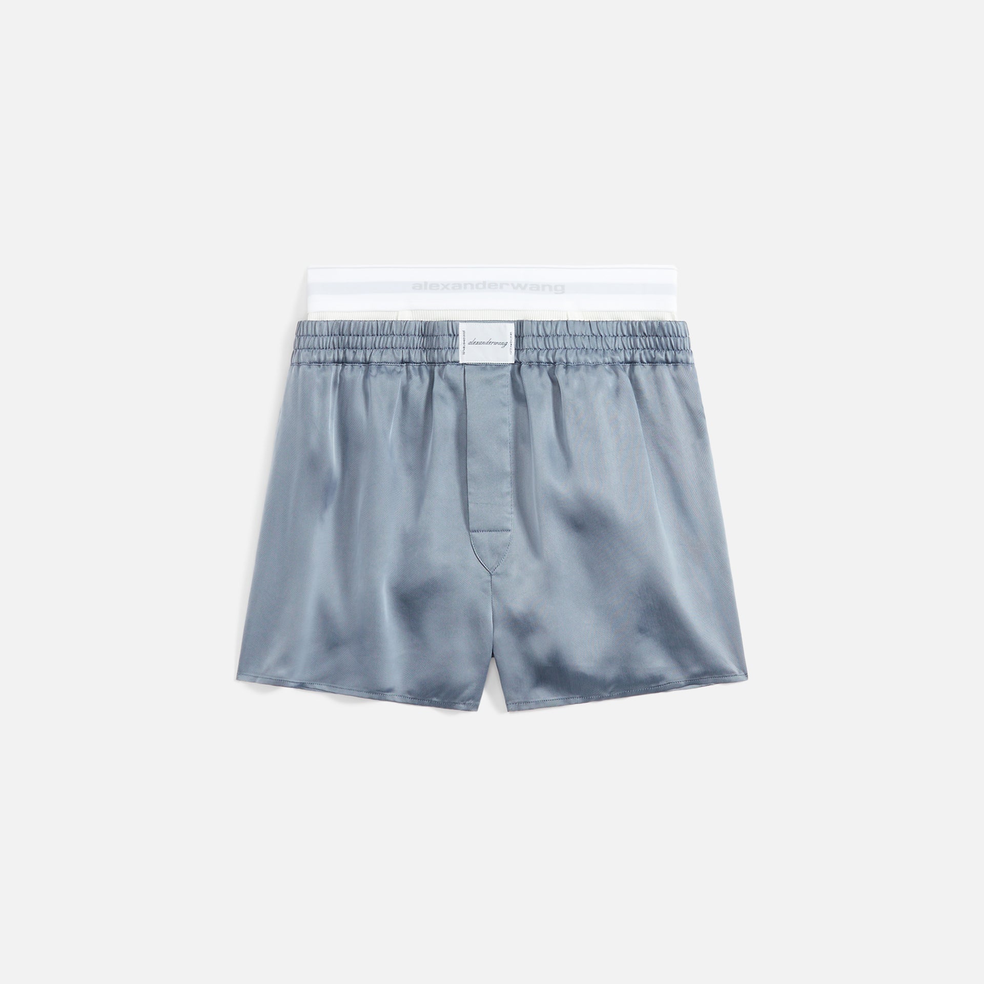 T by Alexander Wang Boxer Short with Logo Elastic Combo - Oxford Blue