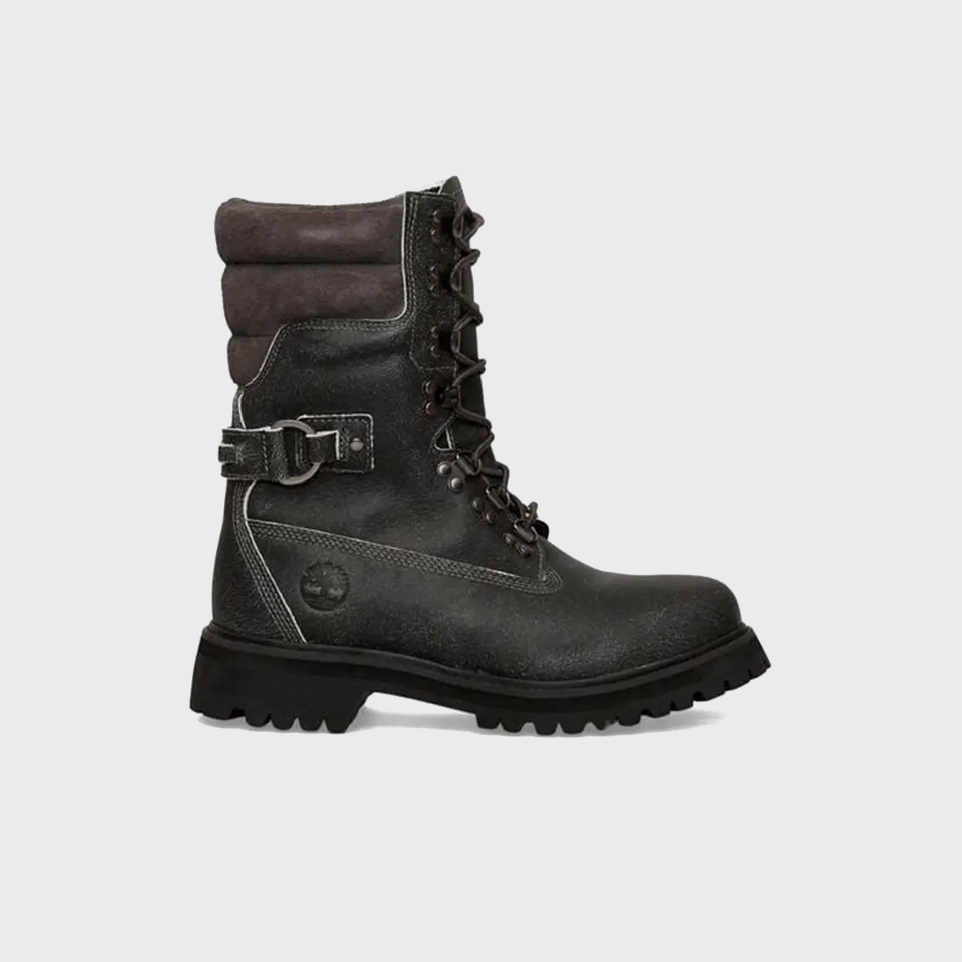 Timberland Tall Lace-Up Waterproof Boots - Dark Grey