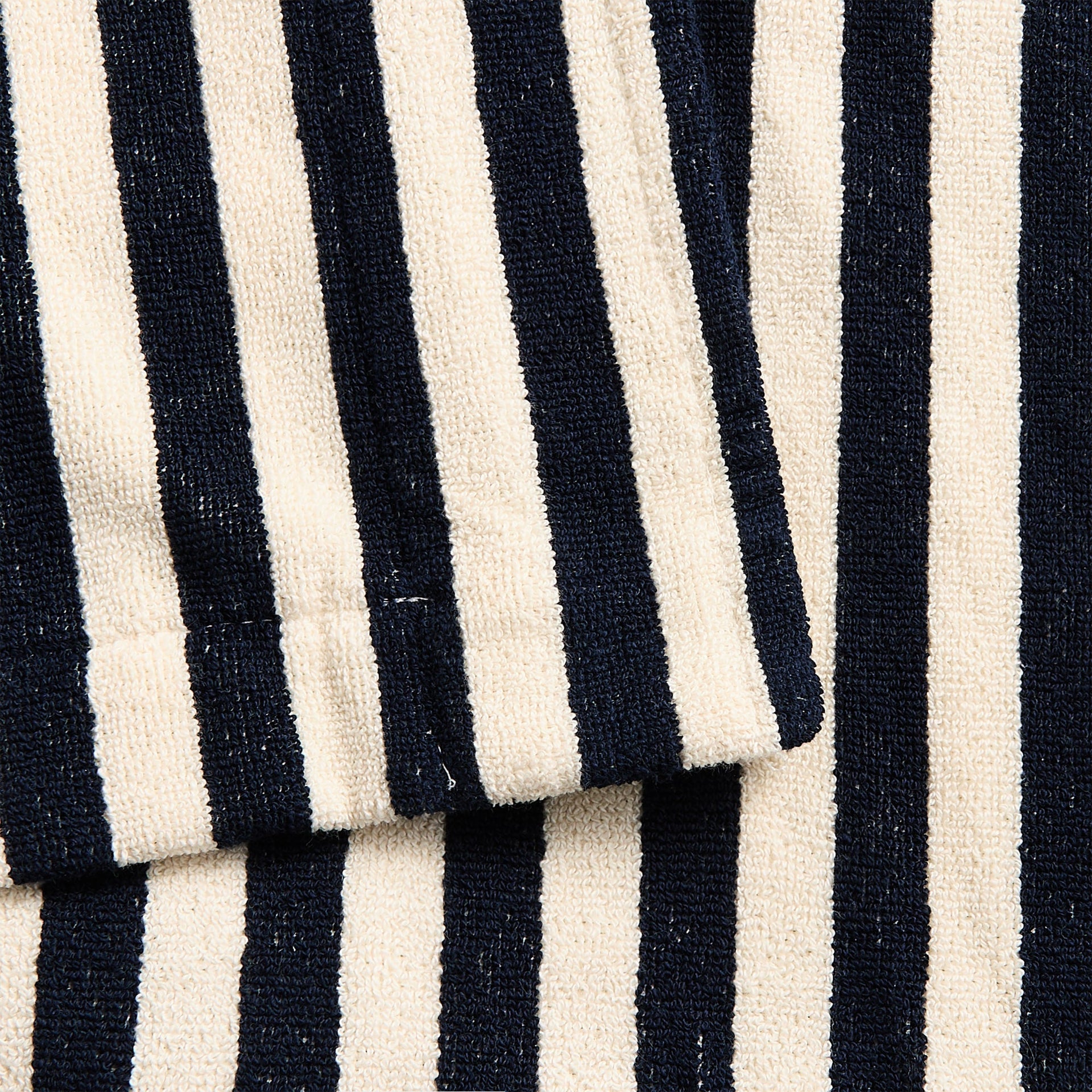 Tekla Hooded Bathrobe in Humbug Stripes
