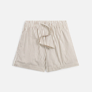 Tekla Poplin Pajama Shorts - Hopper Stripes
