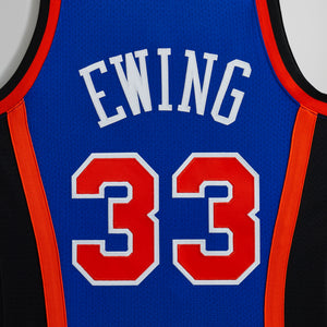 Erlebniswelt-fliegenfischenShops and Mitchell & Ness for the New York Knicks Patrick Ewing Jersey - Knicks Blue / Knicks Orange
