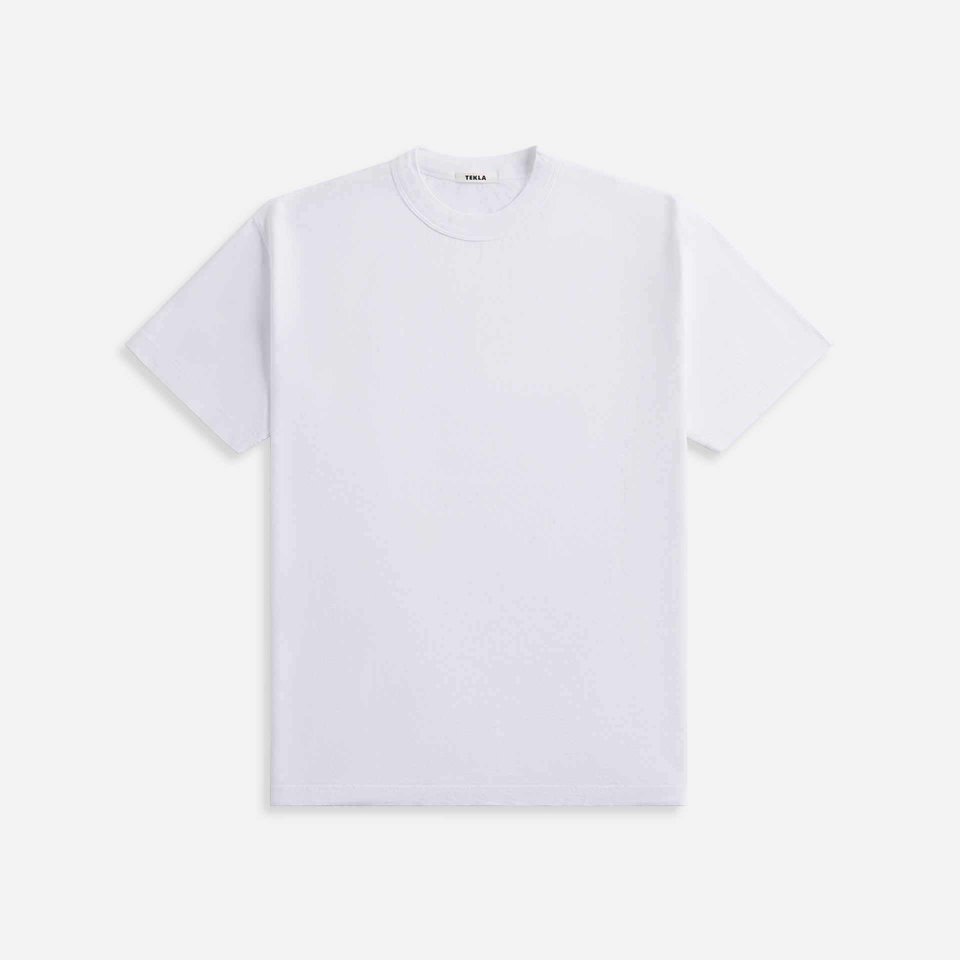 Tekla Short Sleeve Sleeping Tee - White