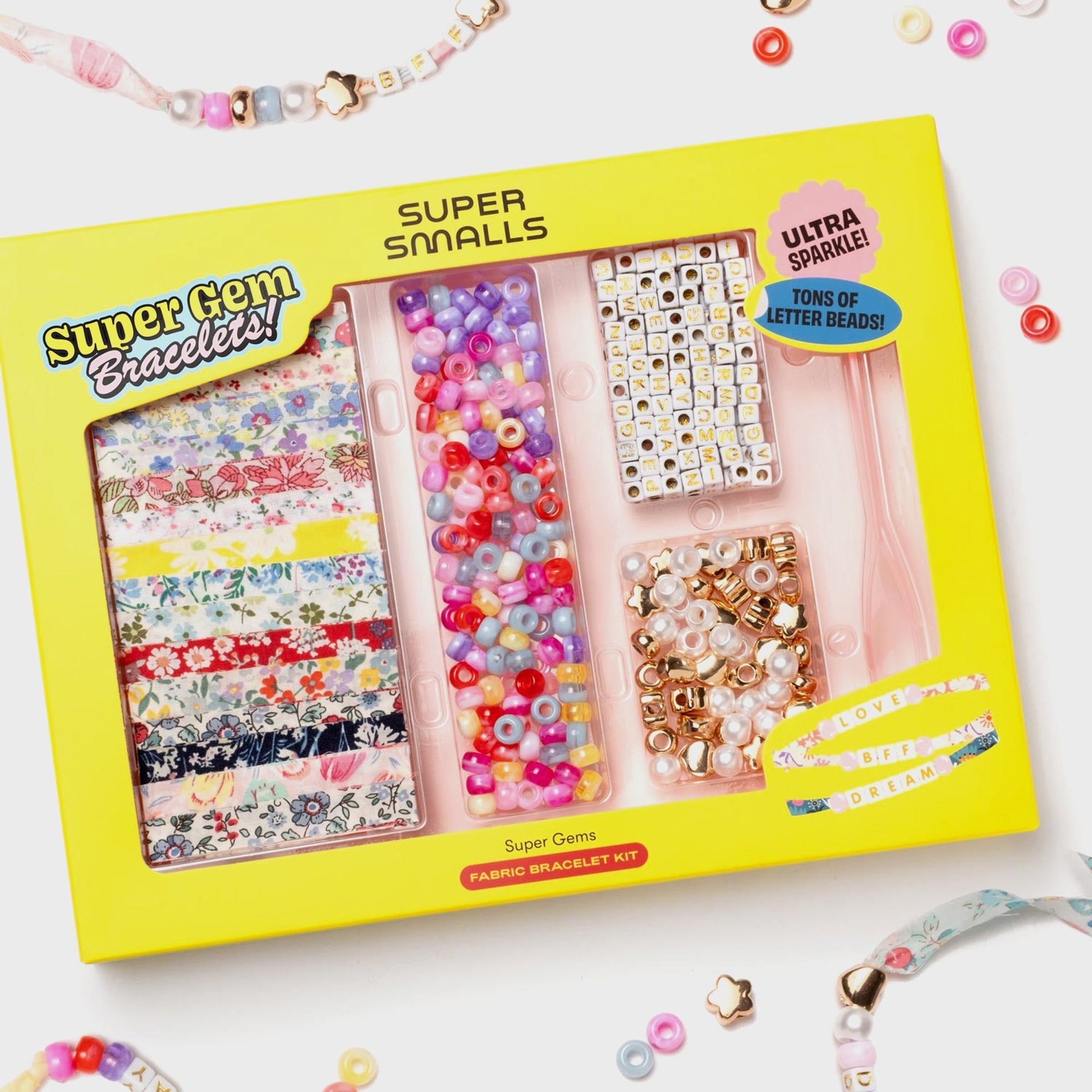 Super Smalls Super Gems Fabric Bracelet Kit