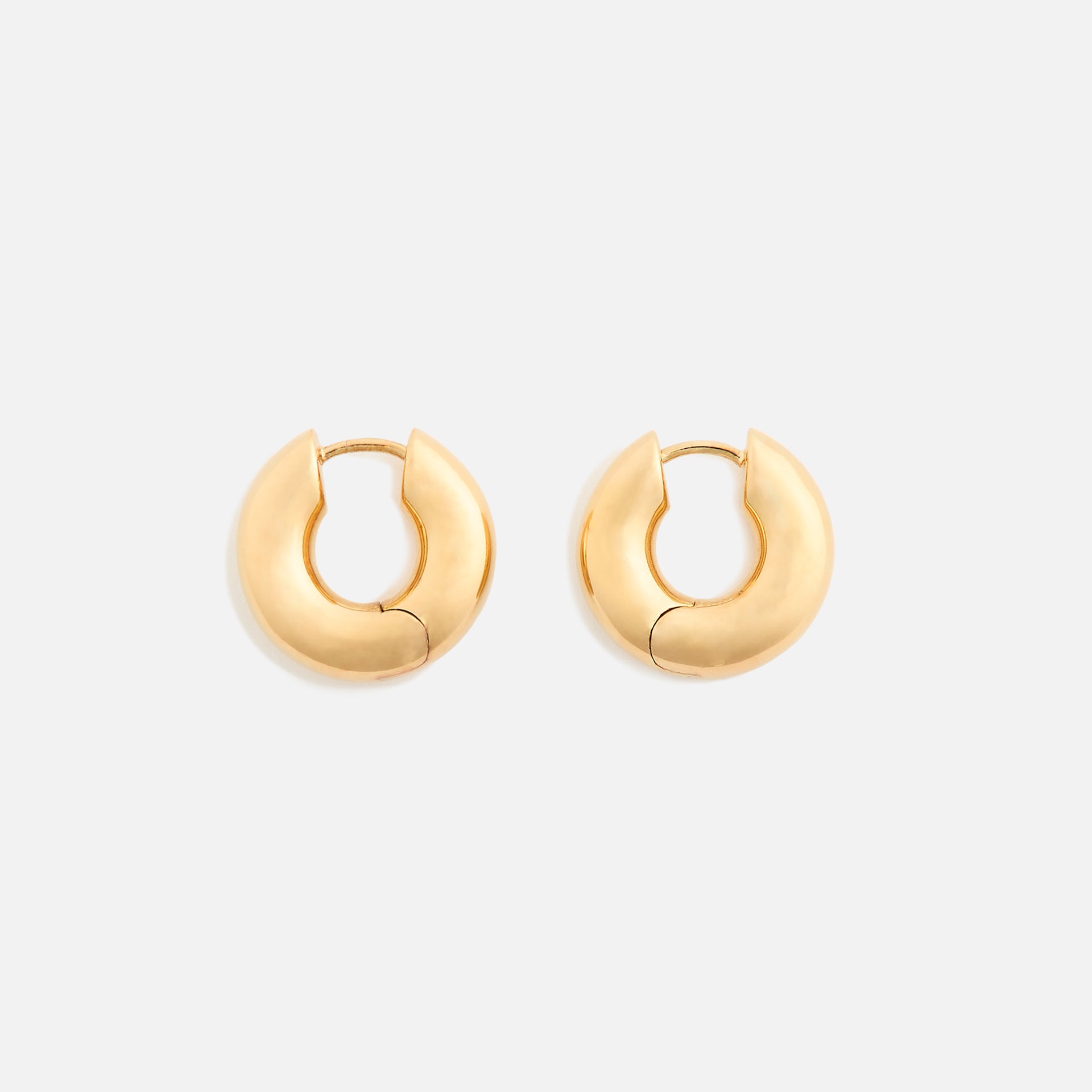 Tom Wood Chunky Hoops Small - Gold