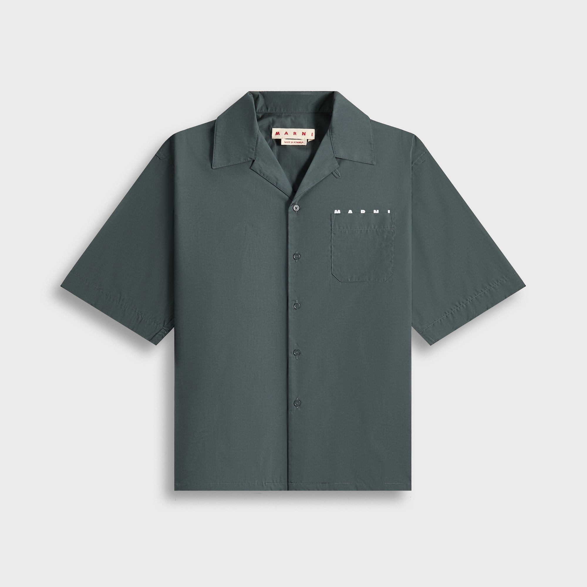 トップス MARNI bowling shirts (black,blue) 44 Dark blue tropical wool bowling shirt | Marni