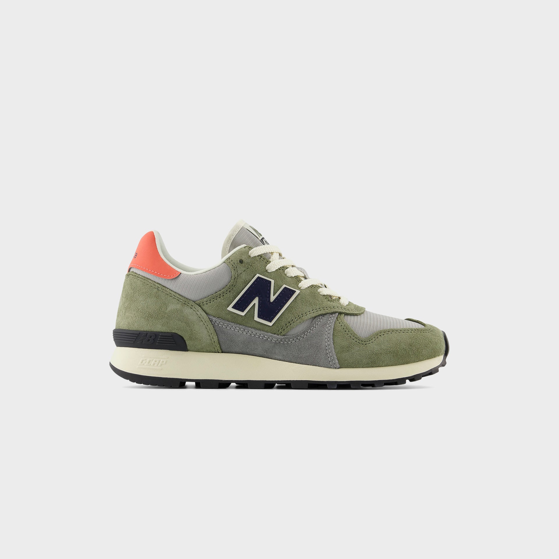 New Balance 475 - Dark Olivine / Raincloud / Drift Red