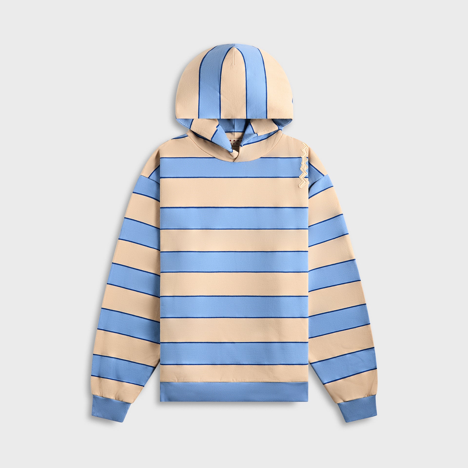 Marni Striped Yarn Dyed Sweatshirt - Blue Lilac