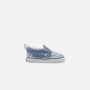 Vans Toddler Classic Slip-On - Checkerboard / Dusty Blue