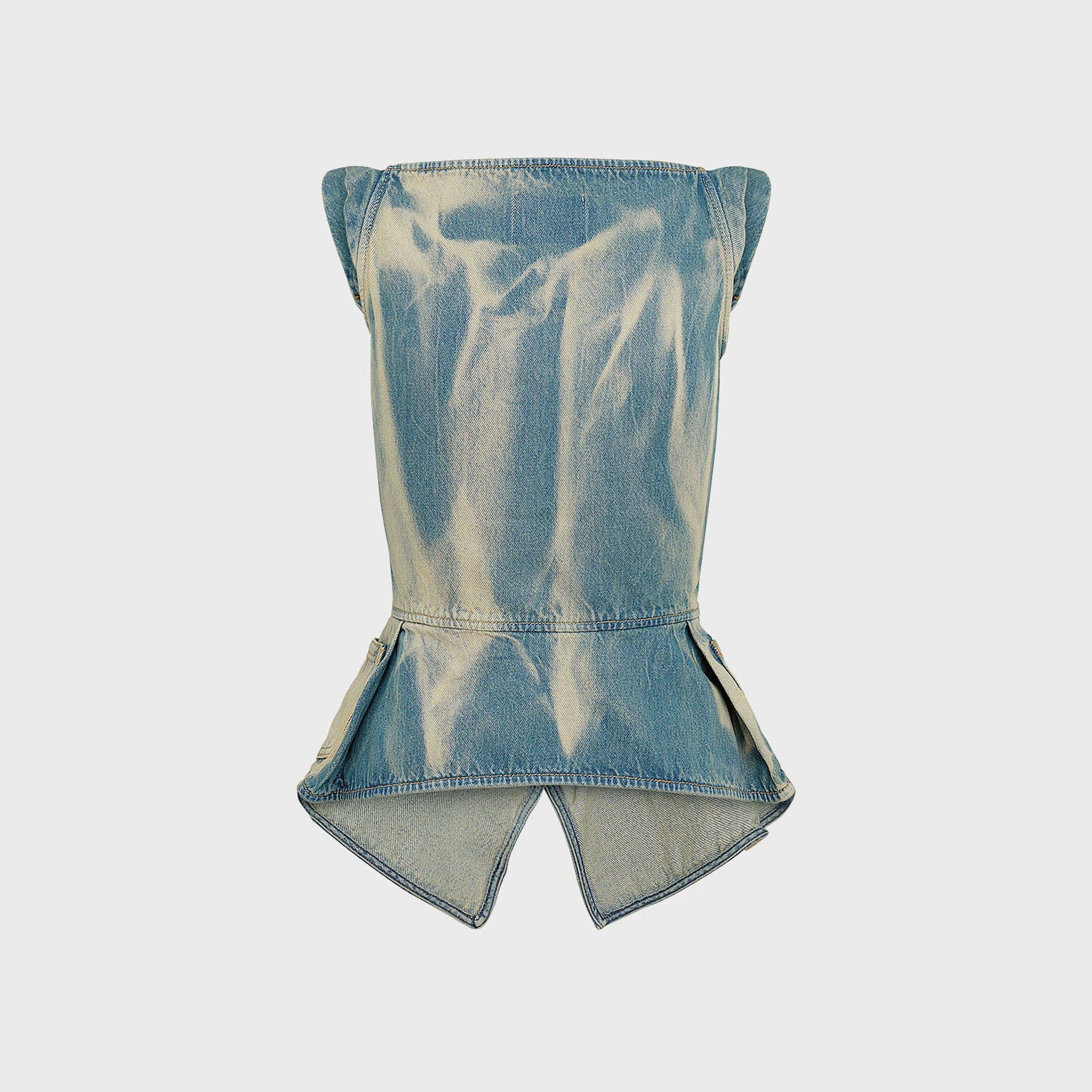 Vivienne Westwood Monday Vest in Bleach Denim