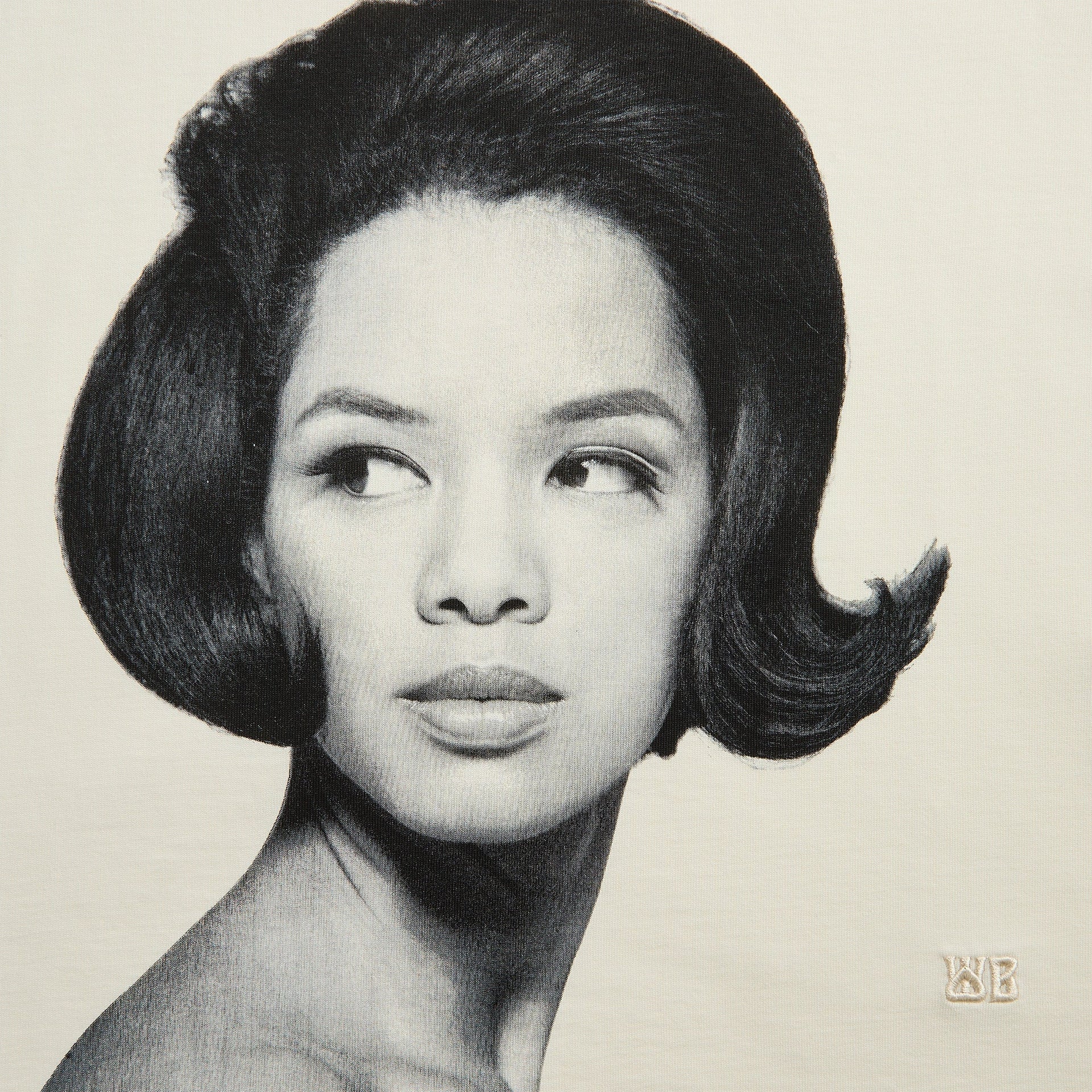 Wales Bonner Selah Oversized Tee in Ivory