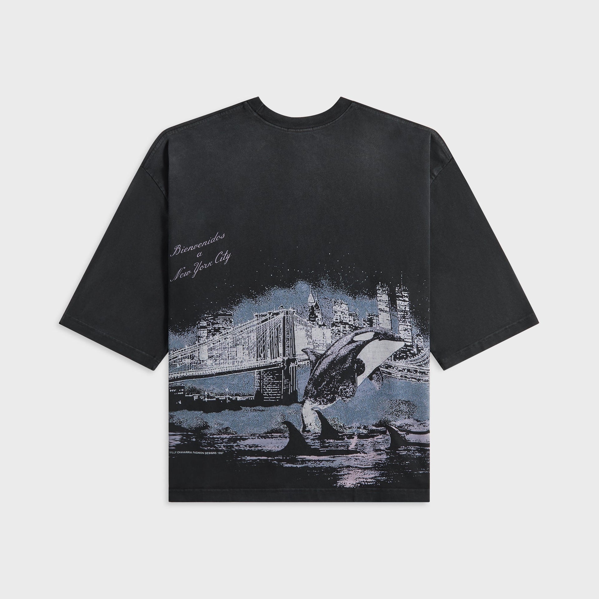 Willy Chavarria Free Willy Buffalo Tee - Black