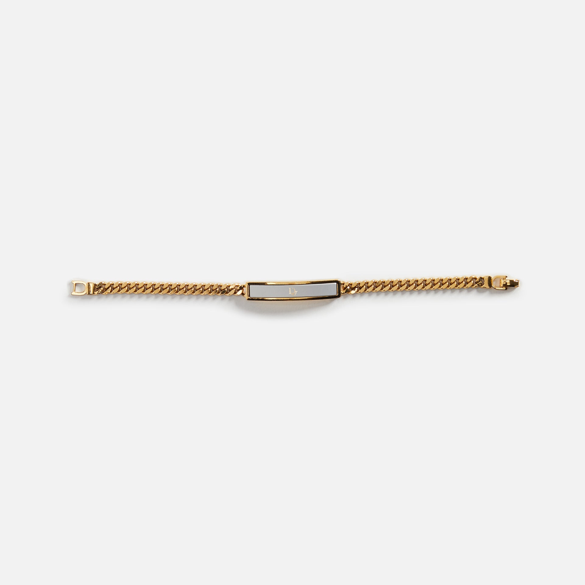 WGACA Dior Gold Nameplate Bracelet - Gold