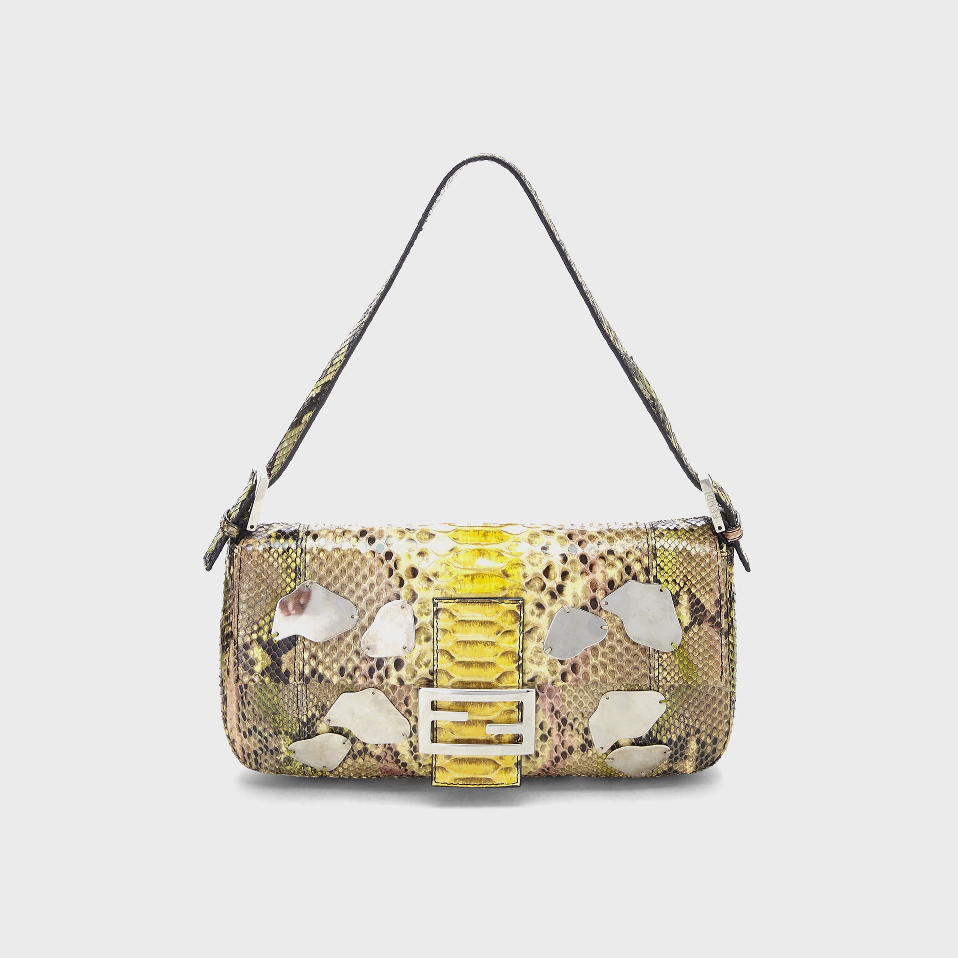WGACA Fendi Multi Python Baguette - Multi