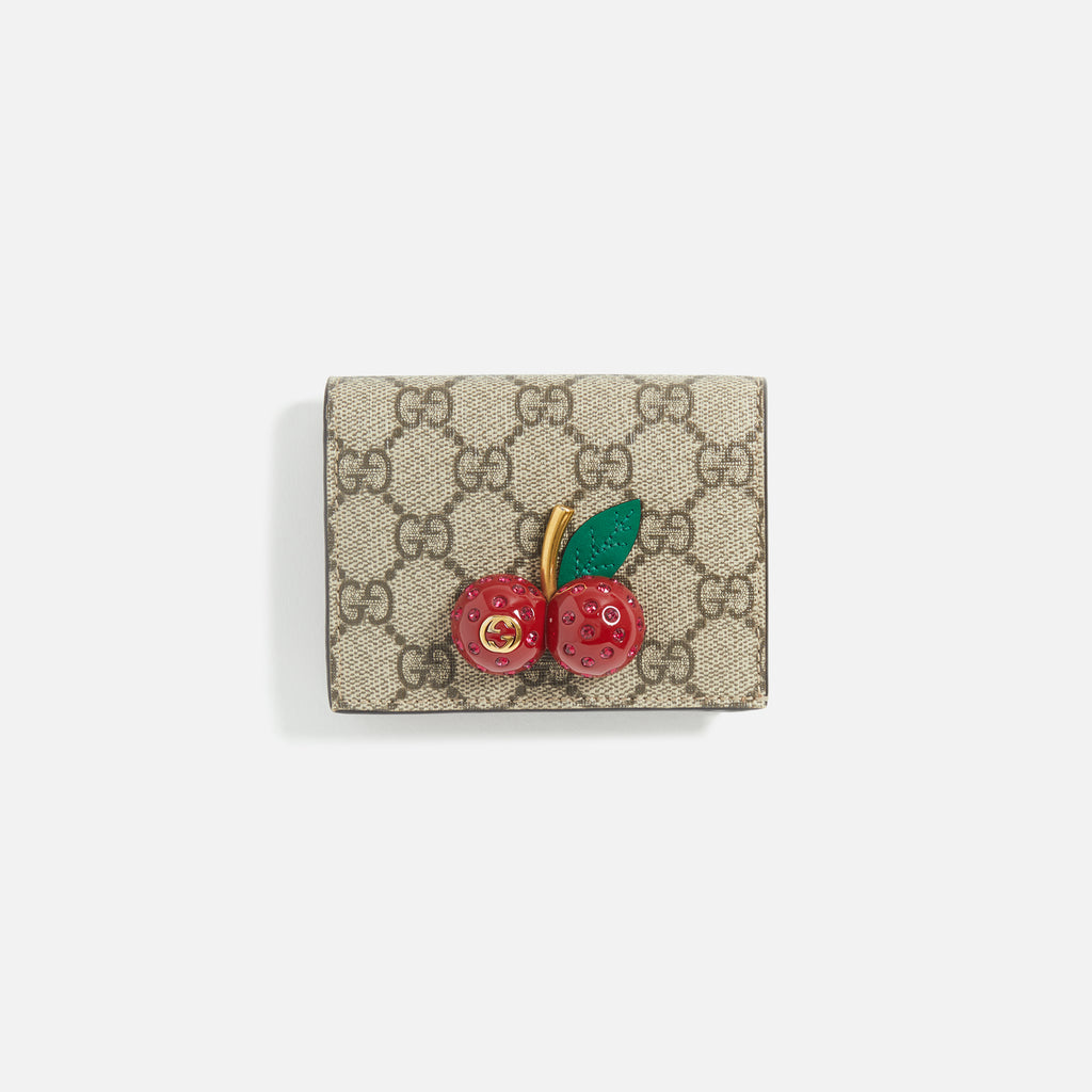Gucci GG Coated Canvas Small Vintage Coin/Card Holder - A World Of