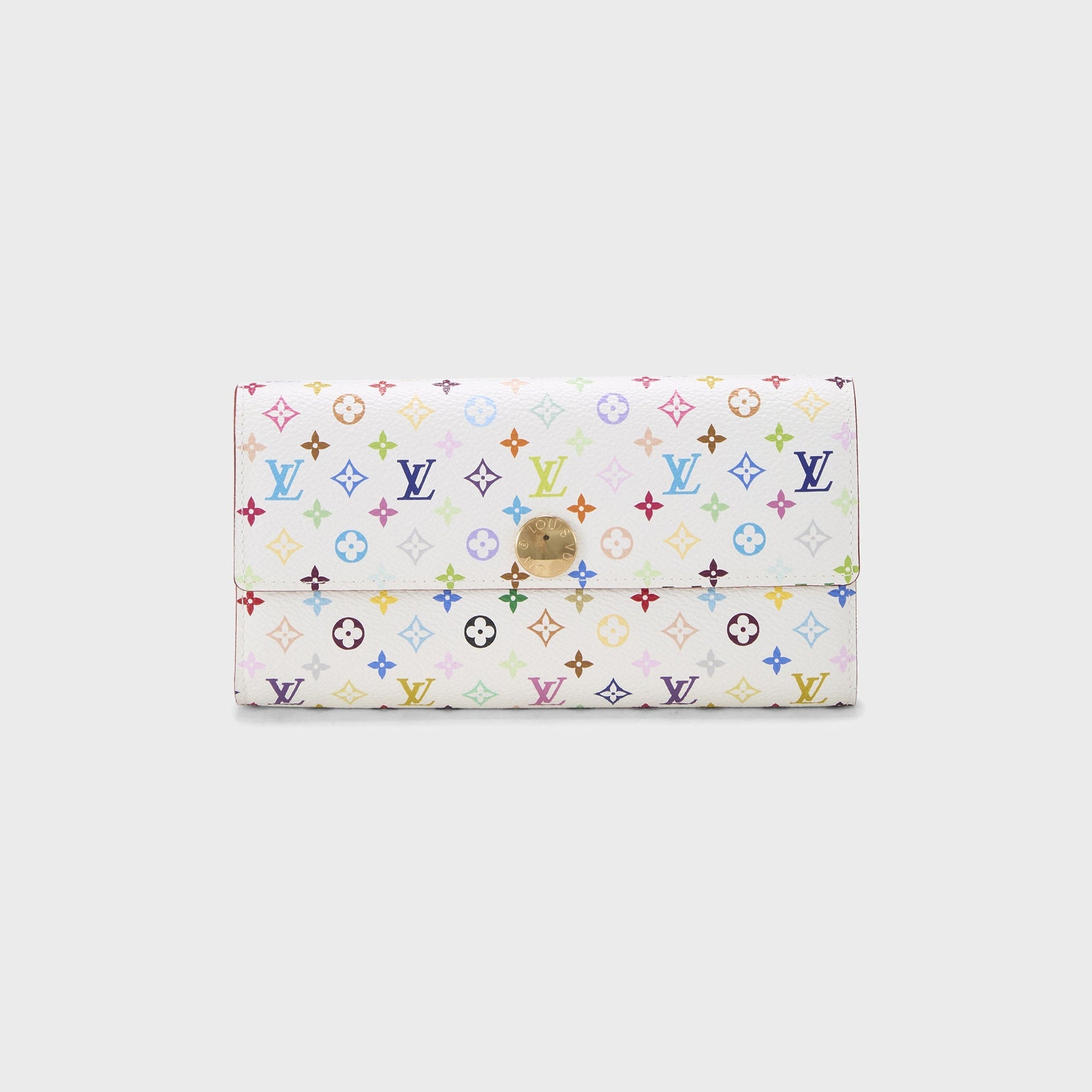 WGACA Takashi Murakami x Louis Vuitton White Monogram Multicolore Sarah in White