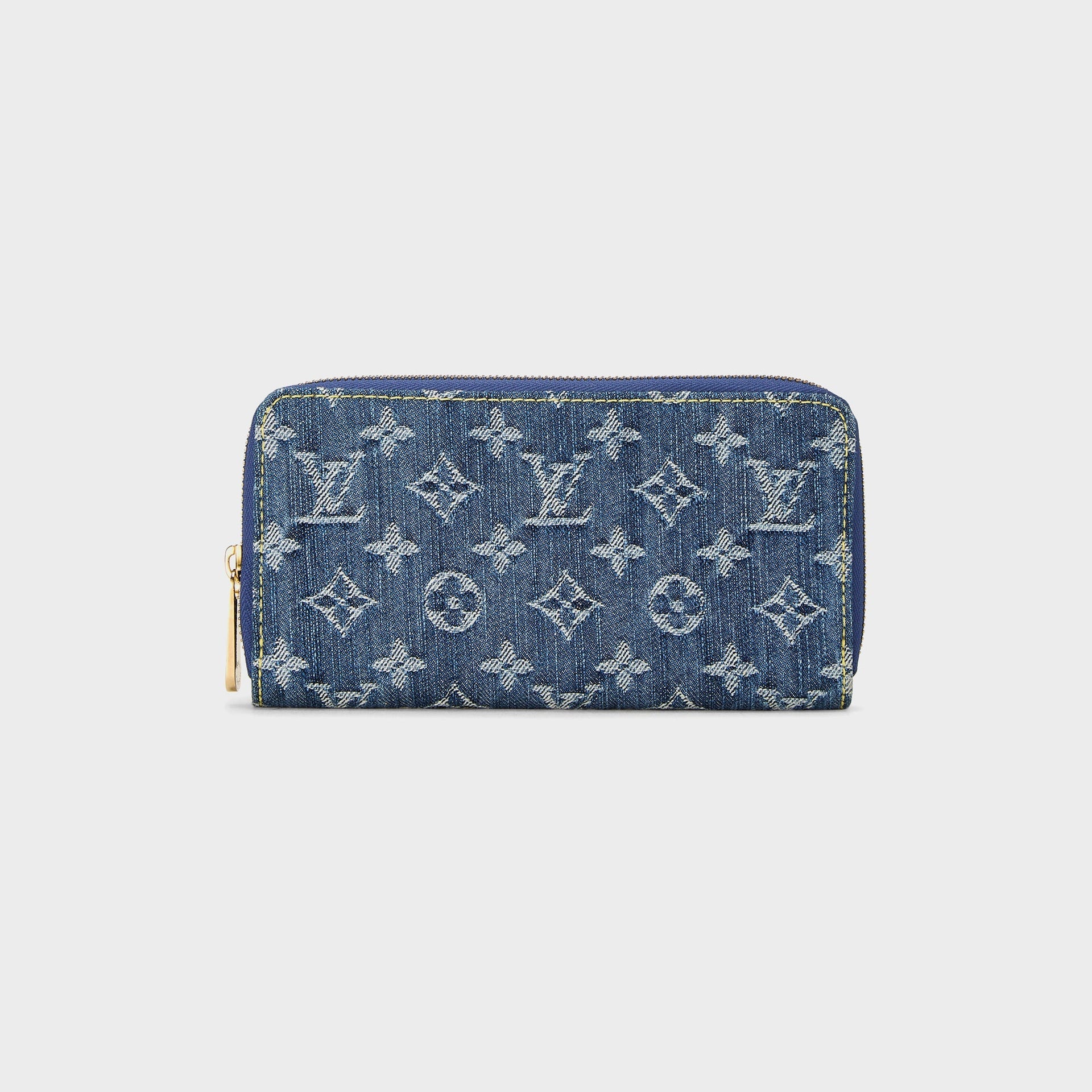 WGACA Louis Vuitton Denim Zippy in Blue