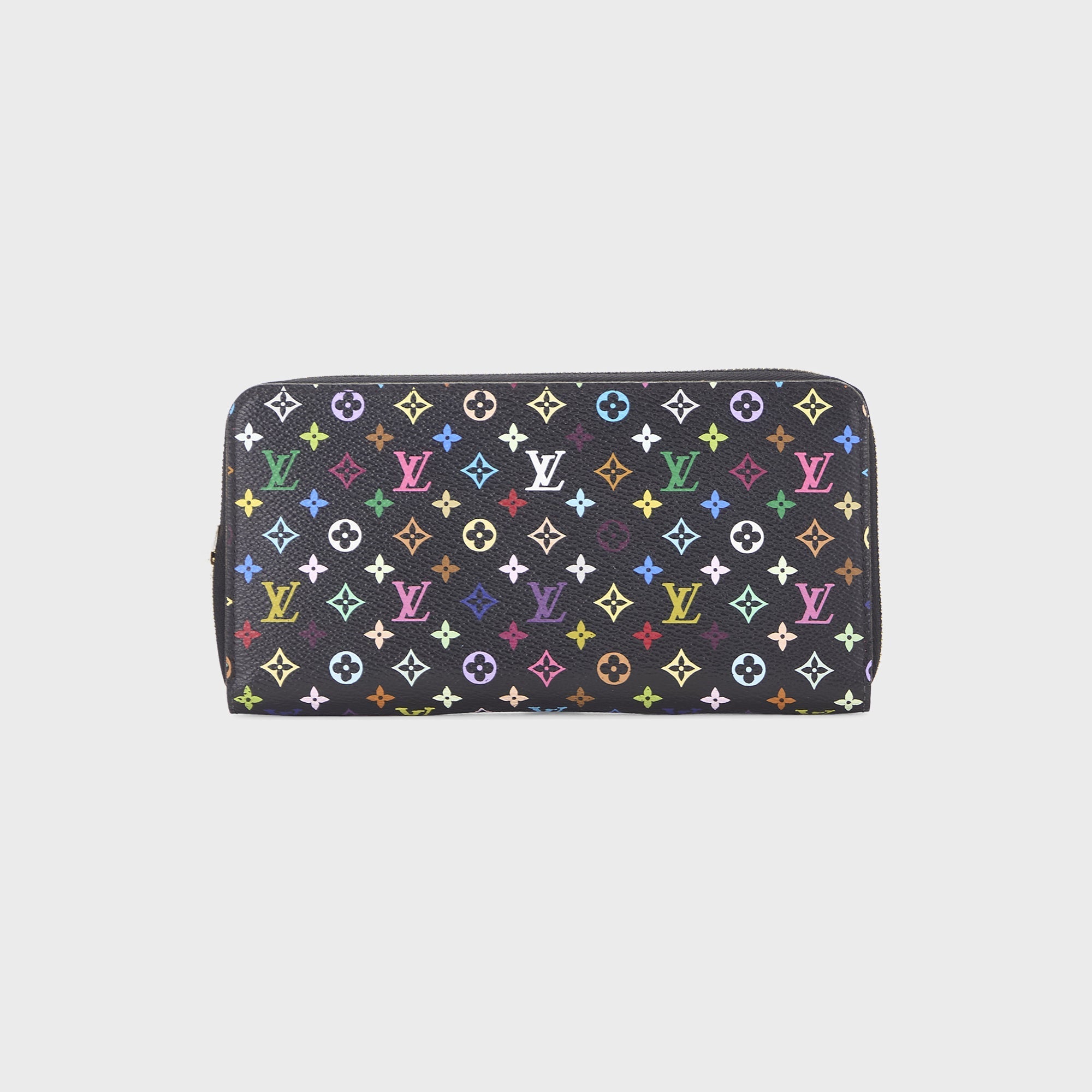WGACA Louis Vuitton x Takashi Murakami Black Monogram Multicore