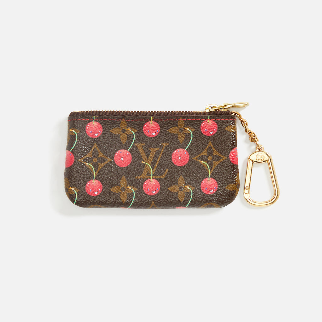 WGACA Louis Vuitton x Takashi Murakami Cherry Coin Purse Chain