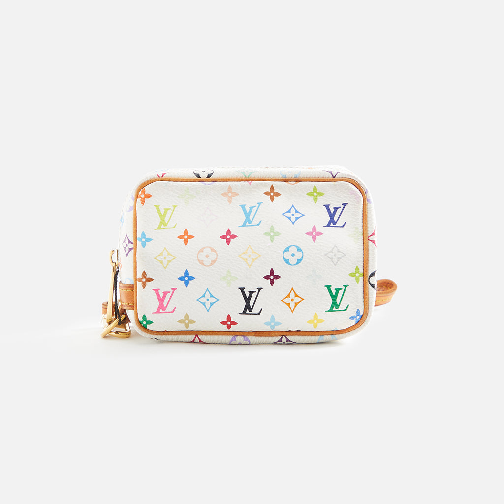 Louis Vuitton, Bags, Soldlouis Vuitton White Multicolor Wapity Case