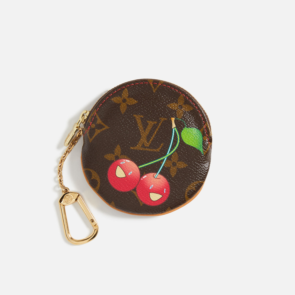 WGACA Louis Vuitton x Takashi Murakami Cherry Coin Purse Chain - Brown –  Kith