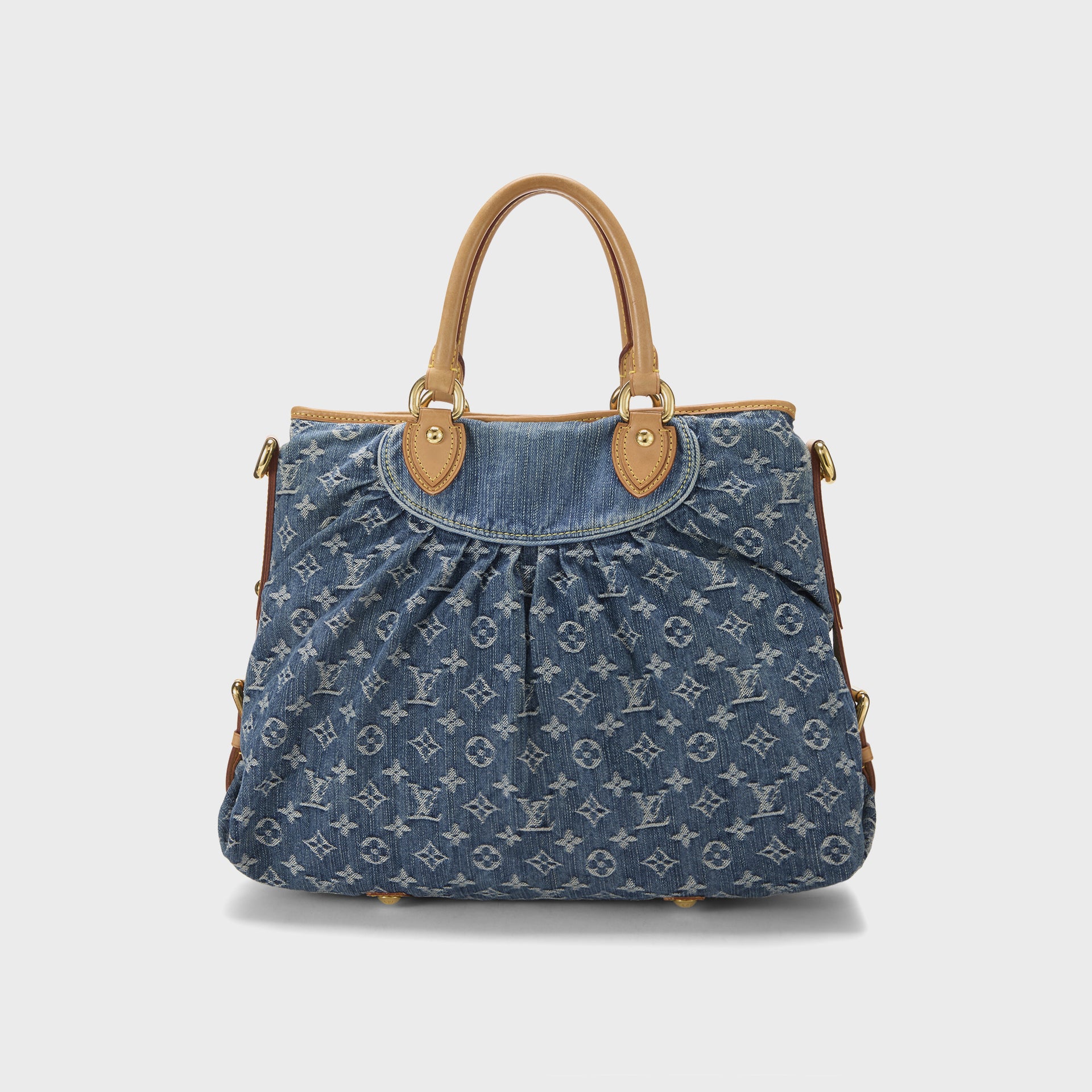 WGACA Louis Vuitton Denim Neo Cabby Gm - Blue