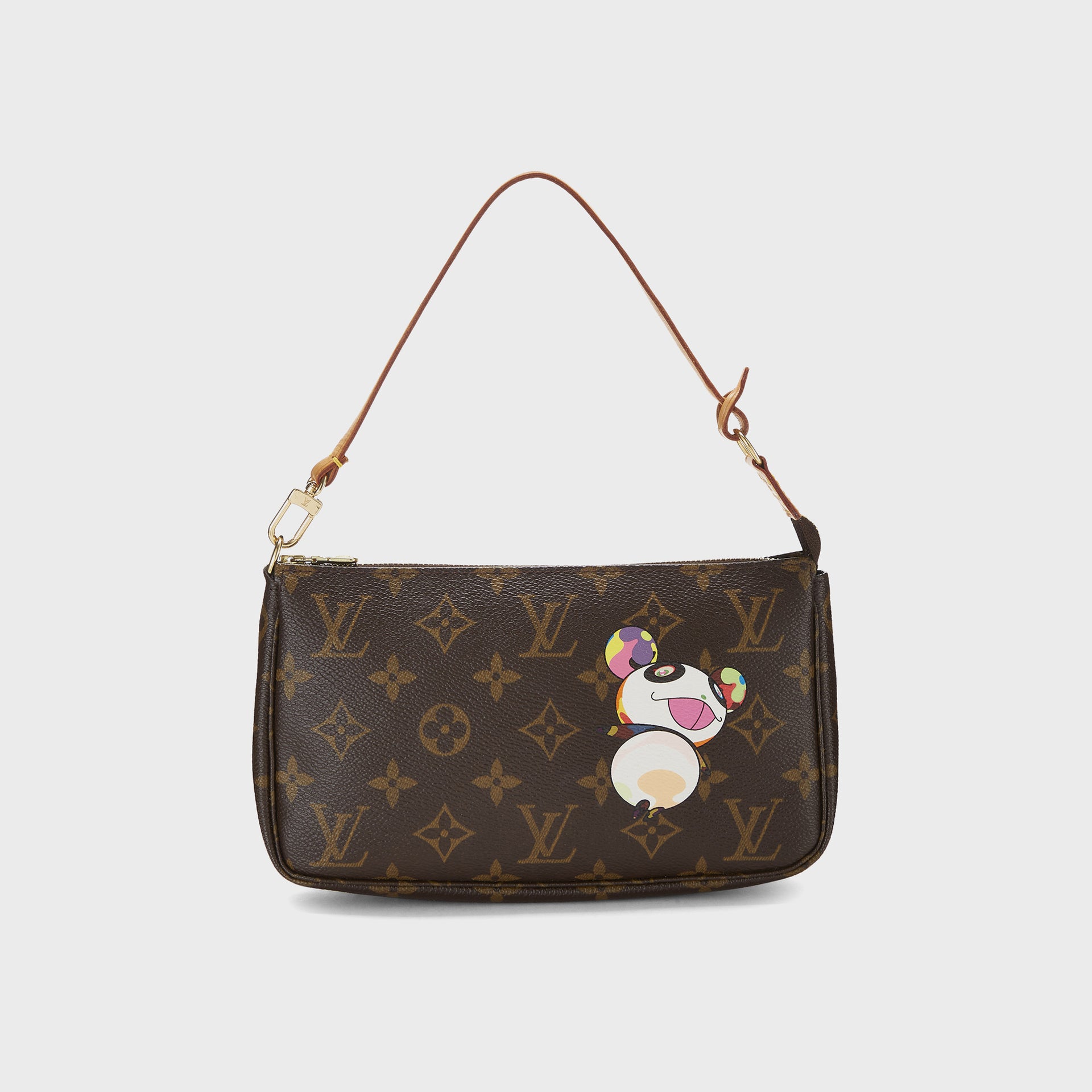 WGACA Louis Vuitton Murakami Panda Pochette Accessories V2 - Brown