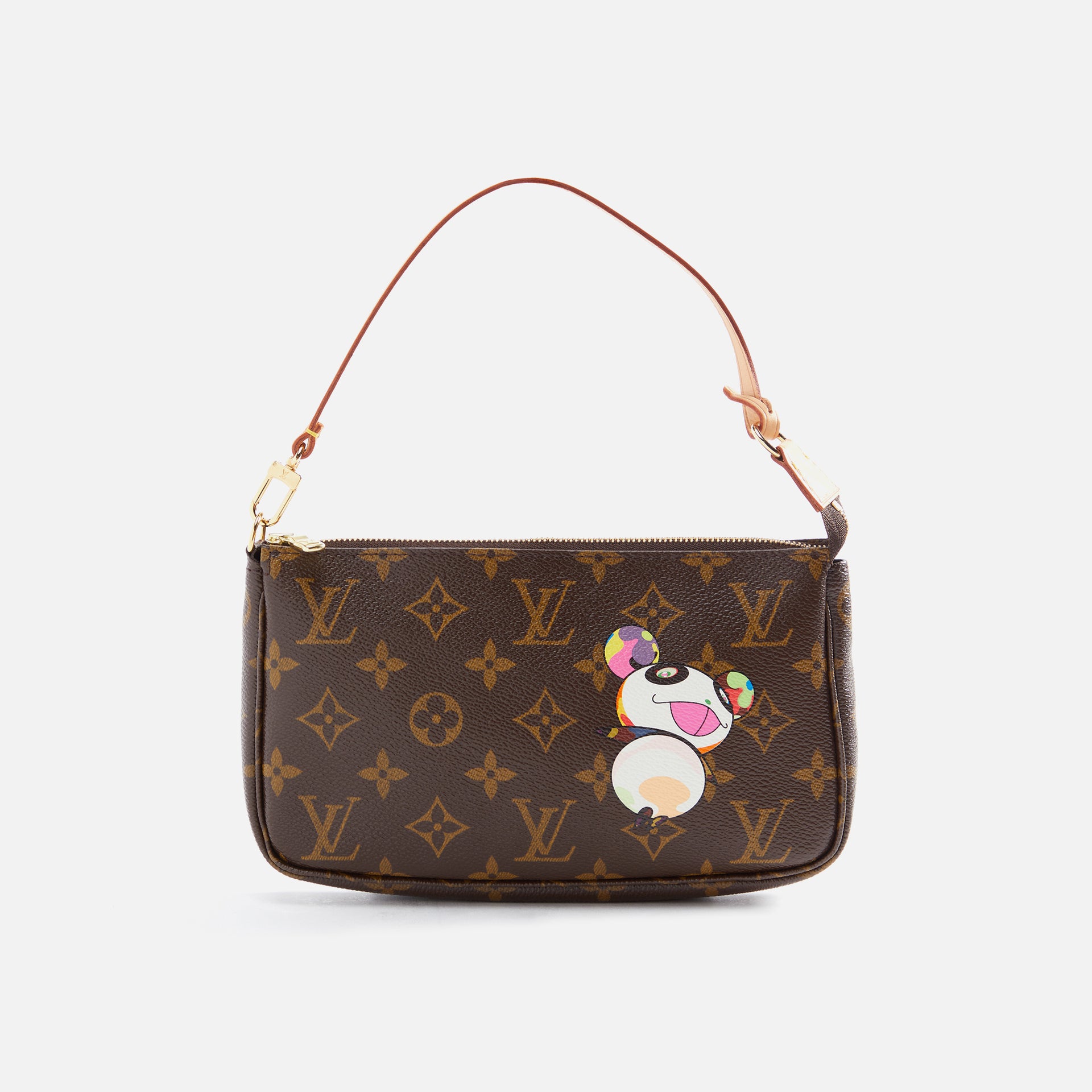 WGACA Louis Vuitton Murakami Panda Pochette V2 - Brown